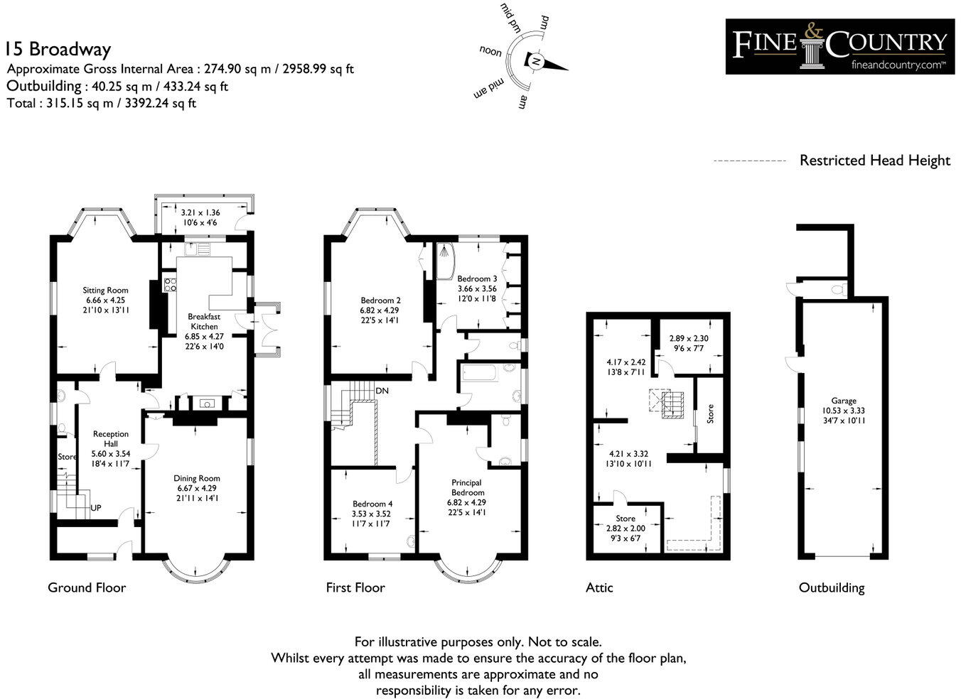 Belfield, 15 Broadway, Bare, Morecambe, LA4 5BQ floorplan