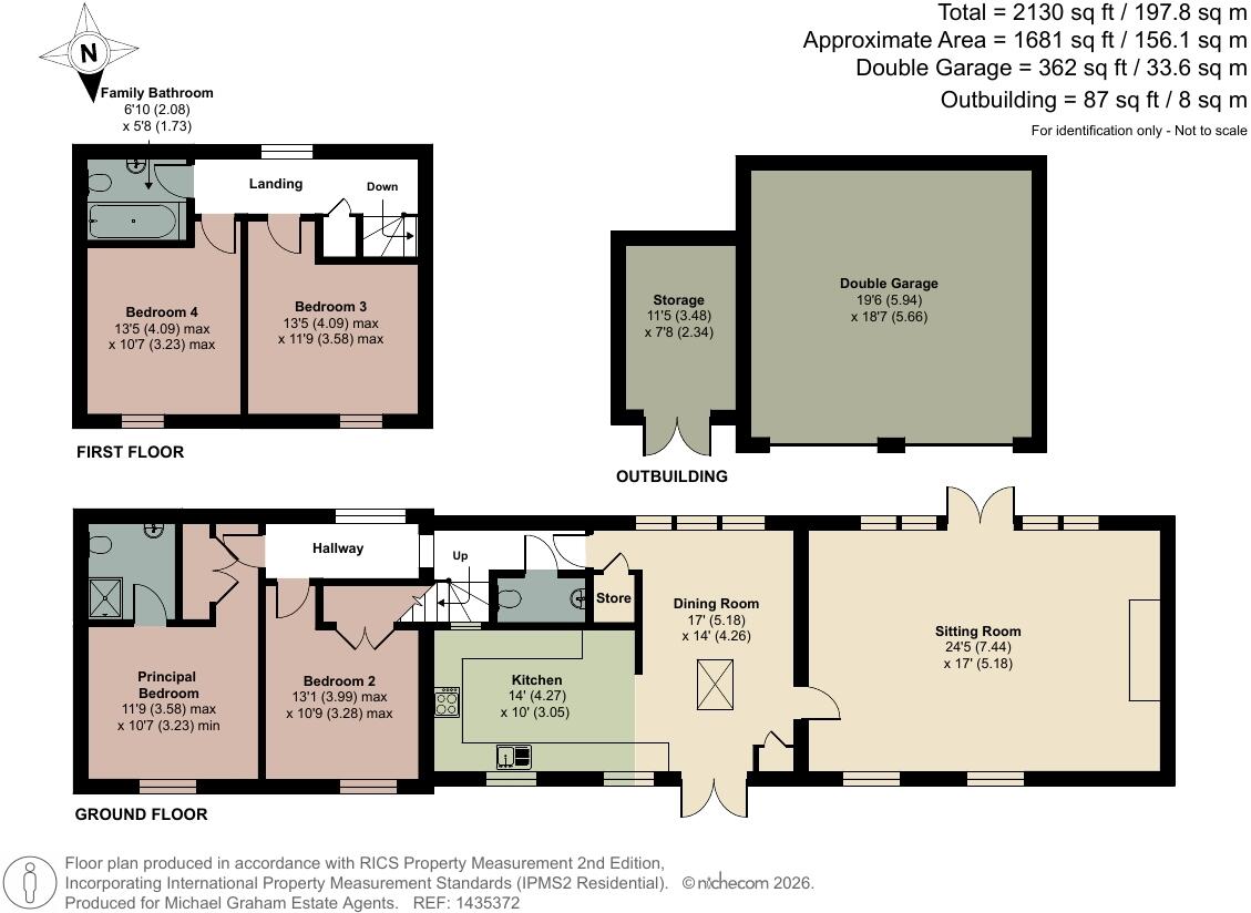 Leighton Road, Wing, Leighton Buzzard, Buckinghamshire, LU7 floorplan