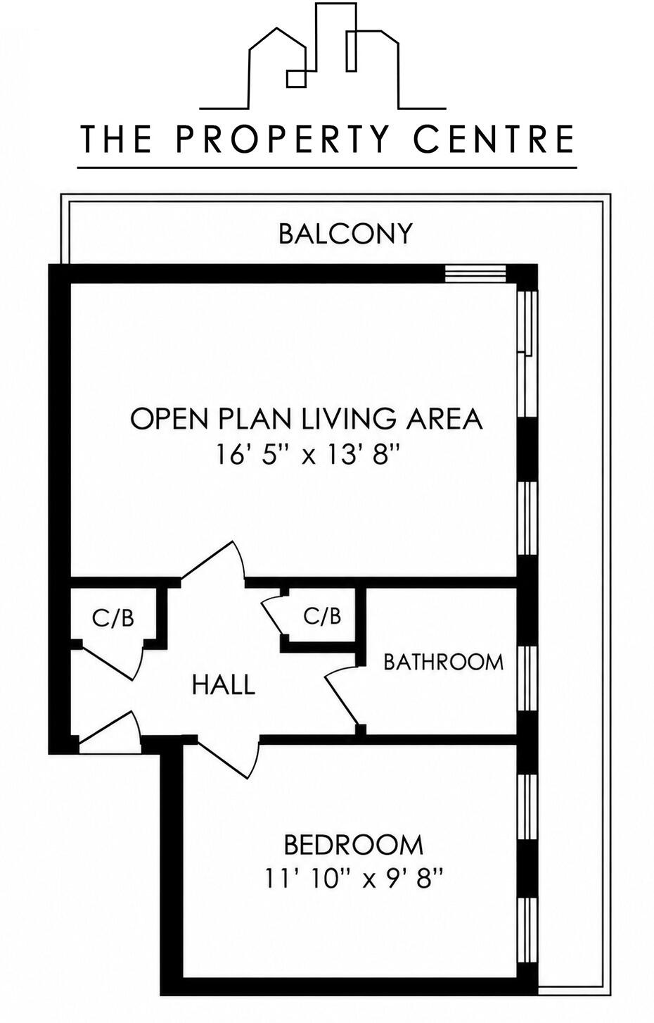 Castlemoat Place, Corporation Street, Taunton, Somerset - NO CHAIN! floorplan