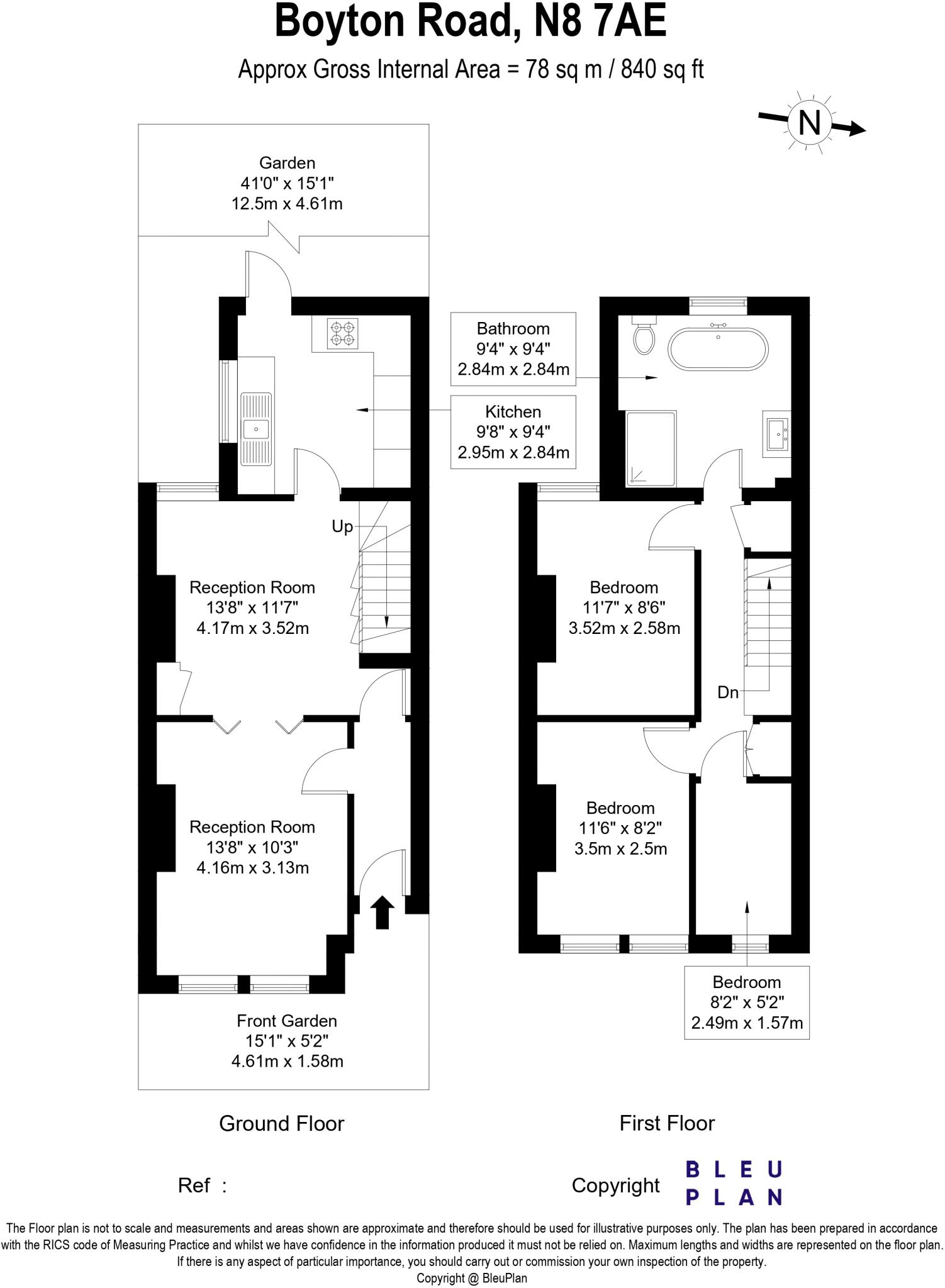 Boyton Road, London, N8 floorplan