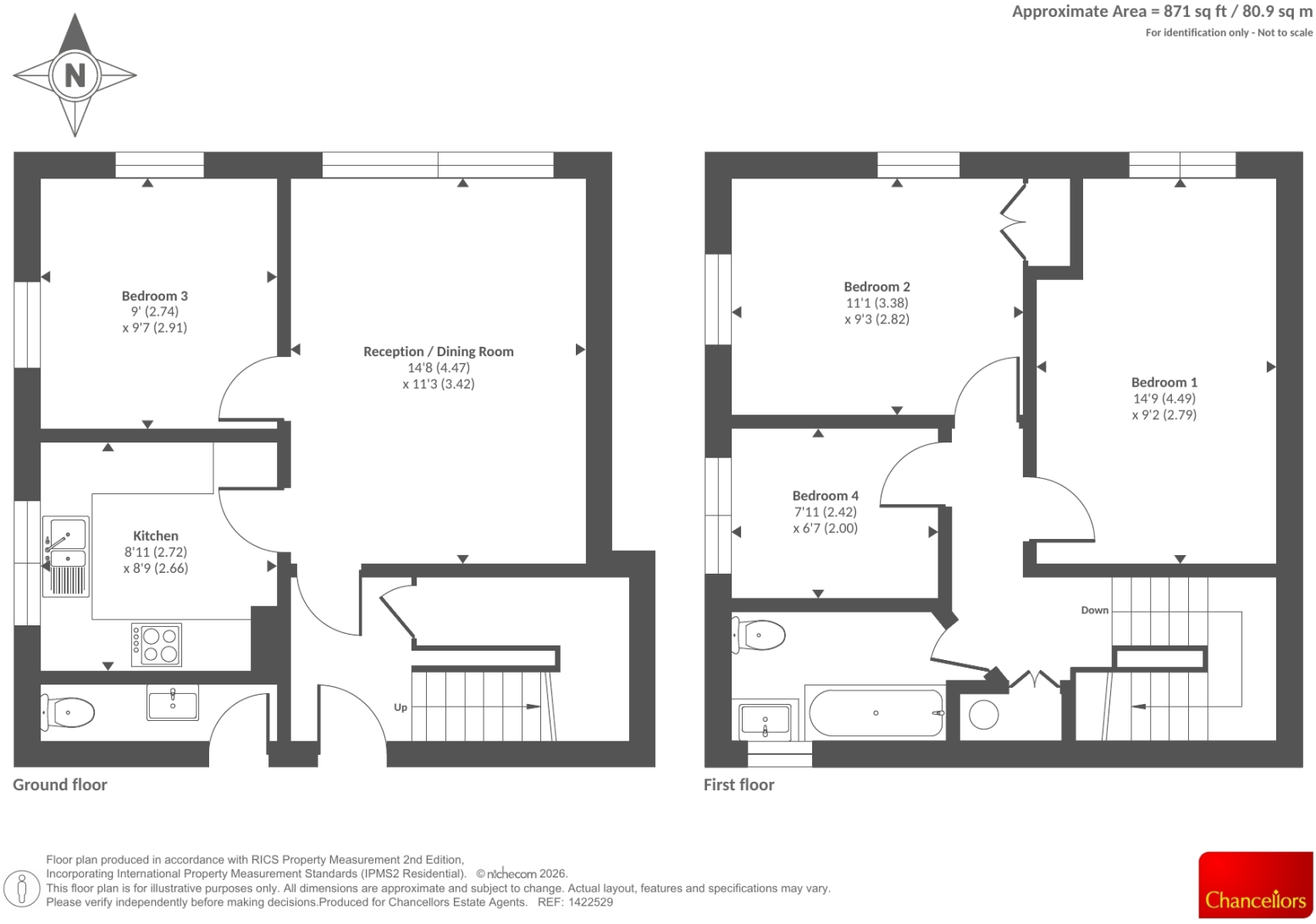 Westerham Walk, Reading floorplan