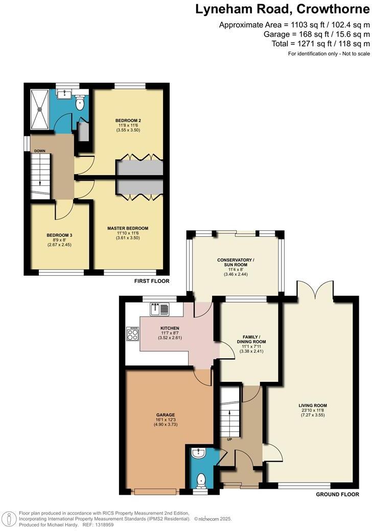 Lyneham Road Crowthorne, Berkshire, RG45 6NJ floorplan