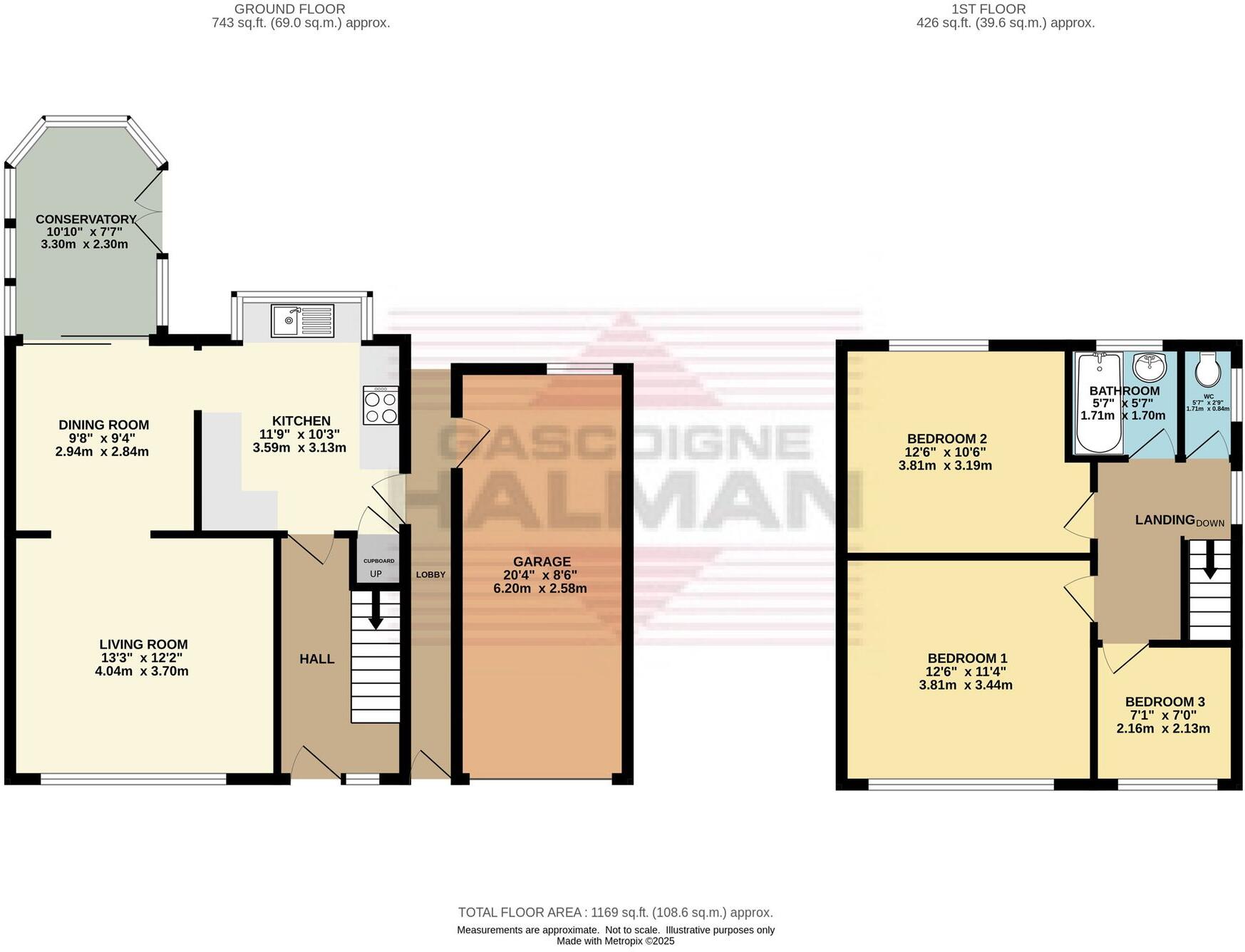 Littlebrook Close, Hadfield, SK13 floorplan