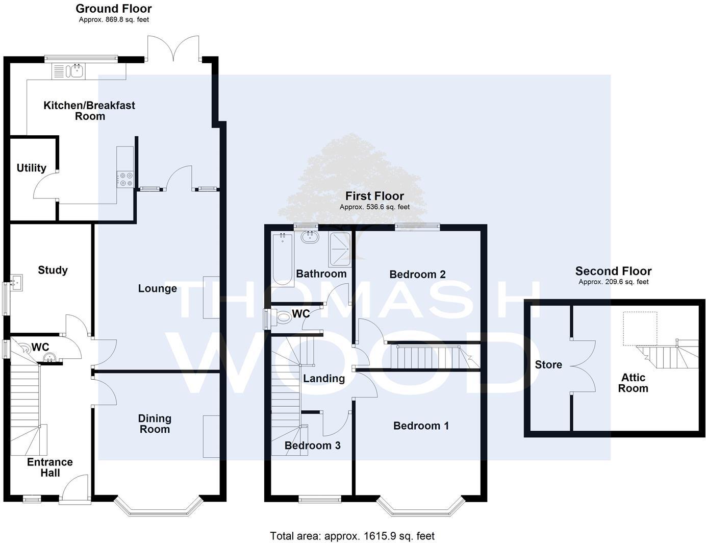St. Johns Crescent, Whitchurch, Cardiff floorplan