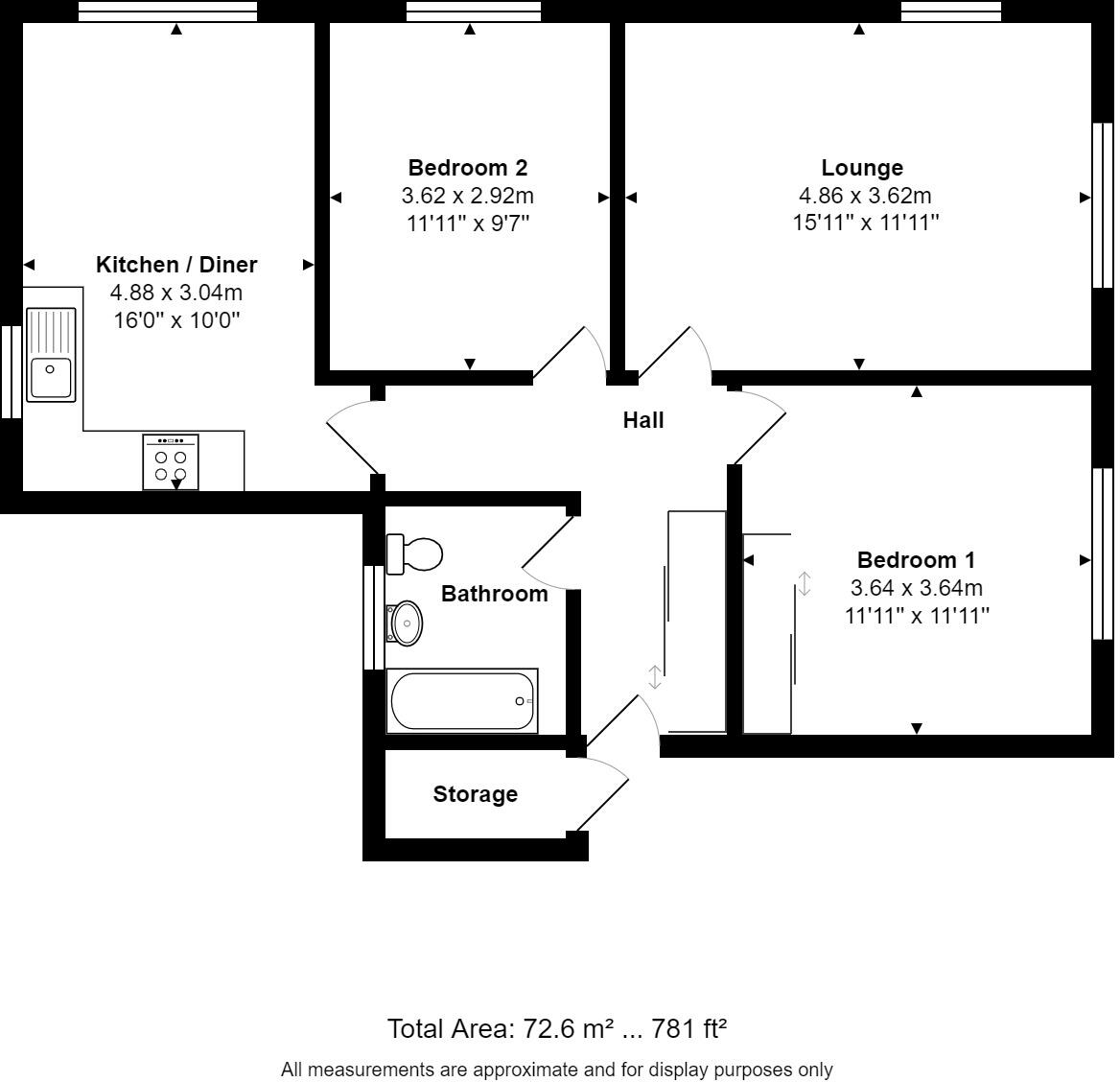 Heather Close, BH23 floorplan