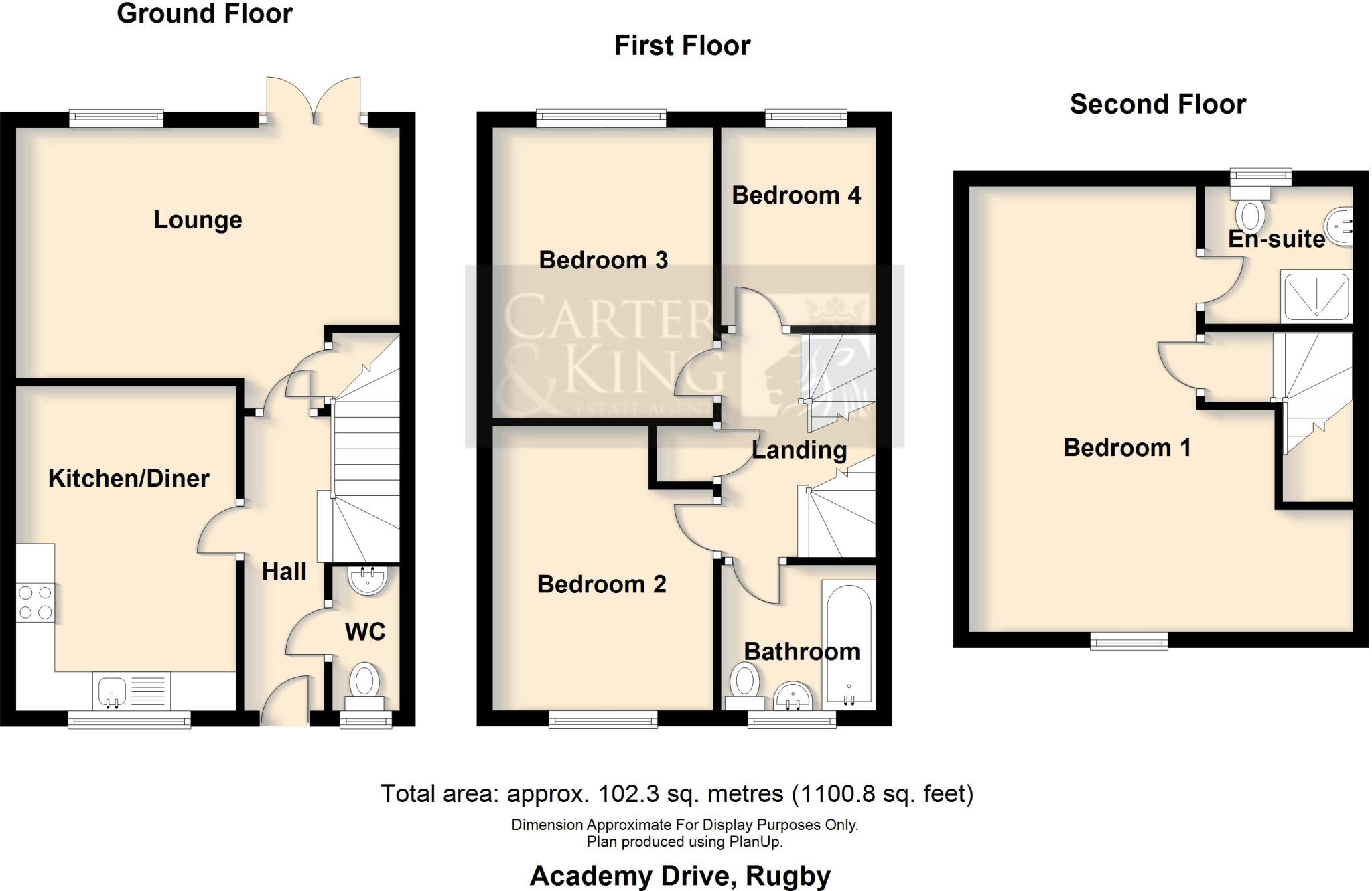 77, Academy Drive floorplan