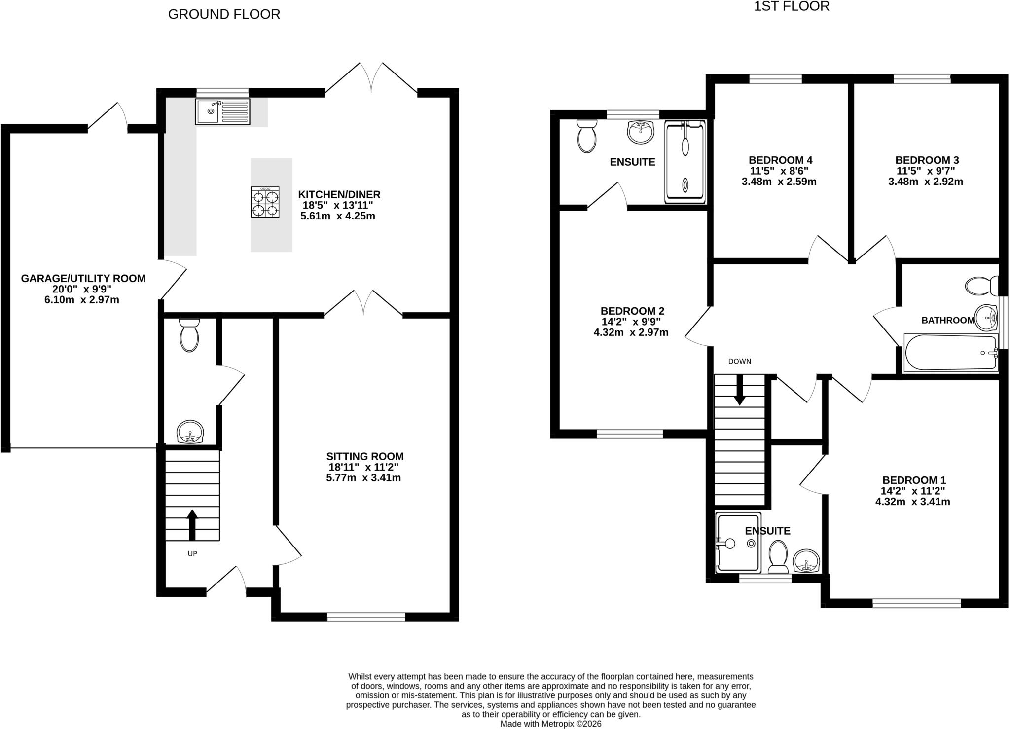 Hammersley Drive, Ash, Surrey, GU12 floorplan