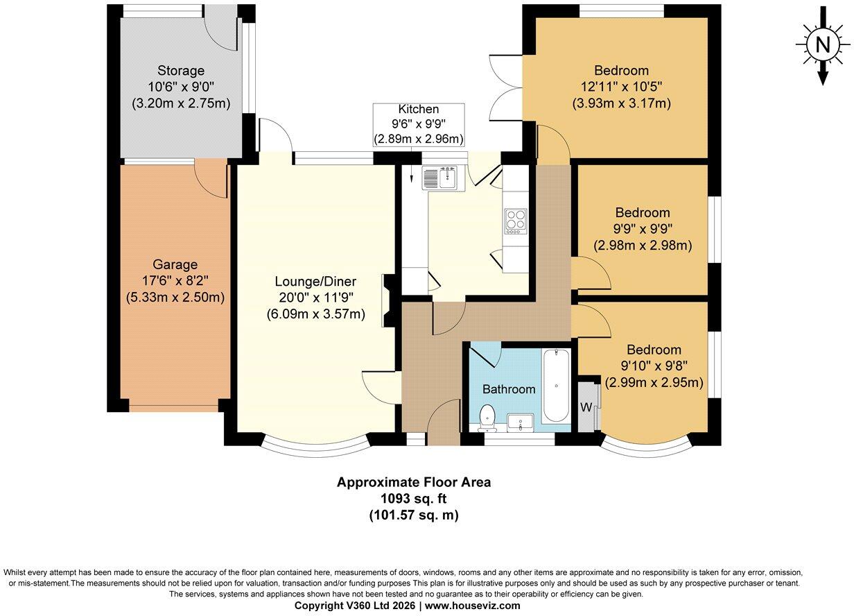 Ricardo Crescent, Christchurch, Dorset, BH23 floorplan