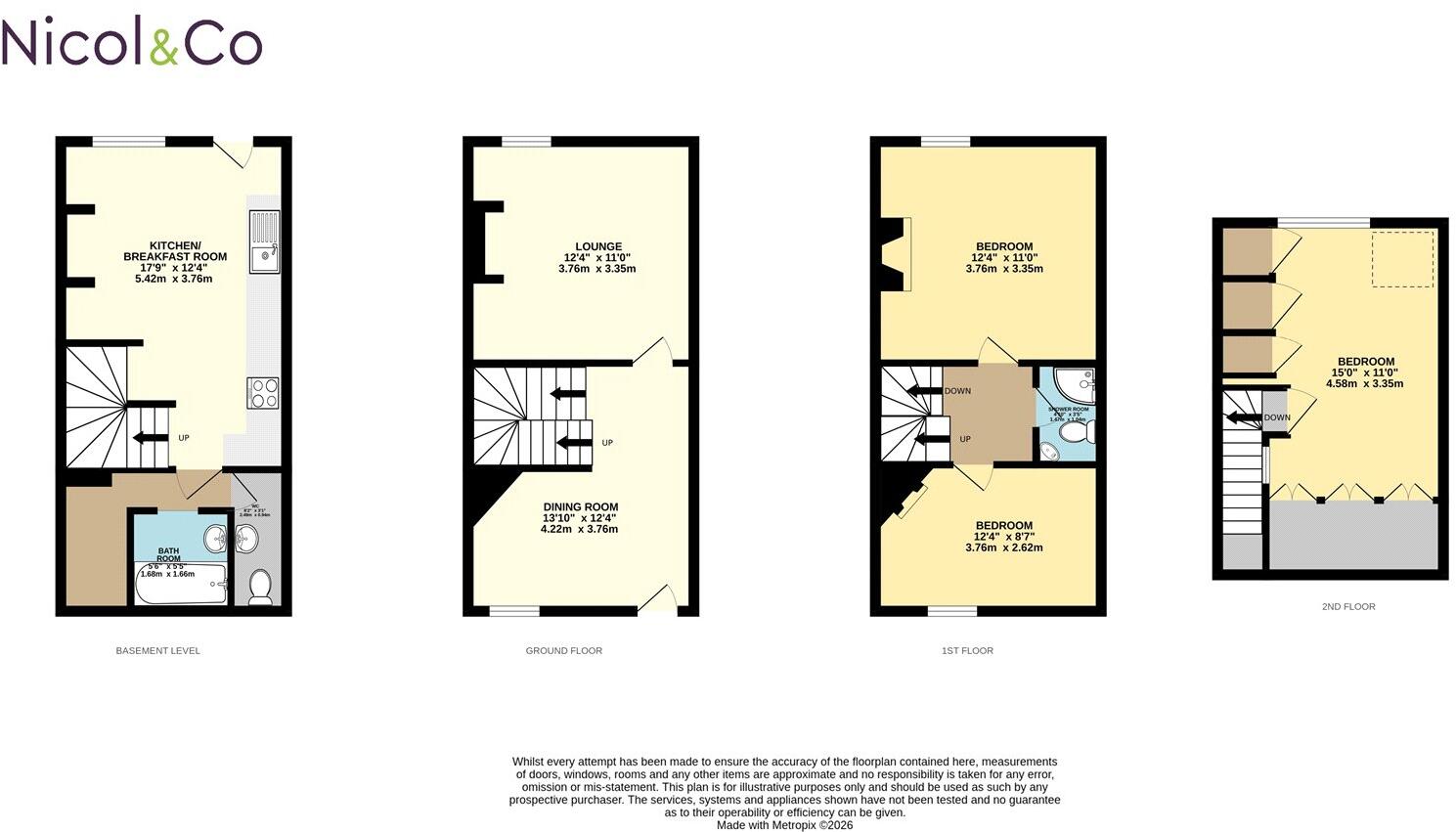 York Place, Worcester, Worcestershire, WR1 floorplan