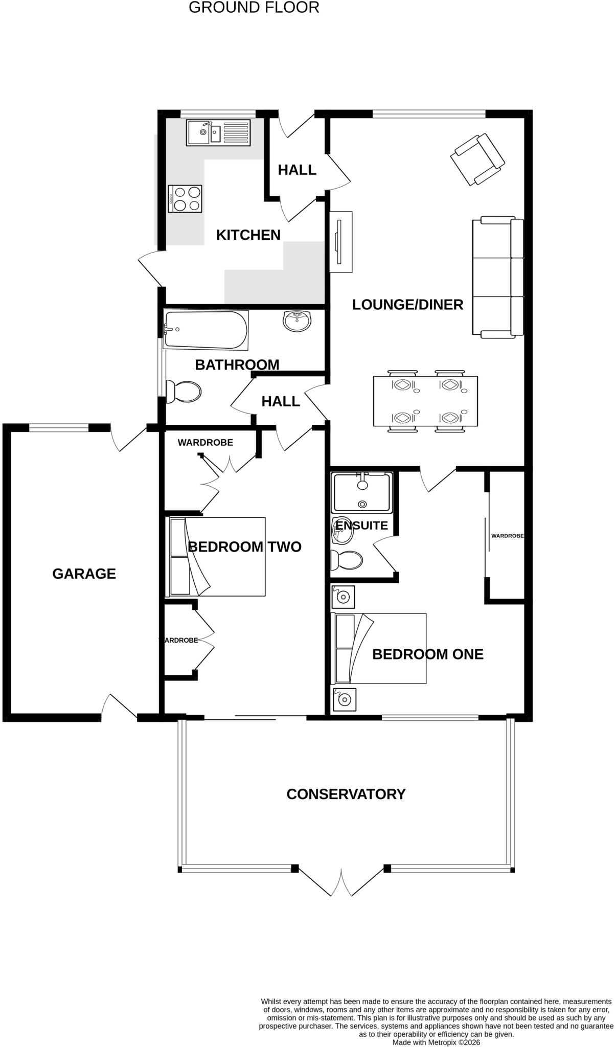 East Road, Brinsford, Featherstone, WV10 floorplan