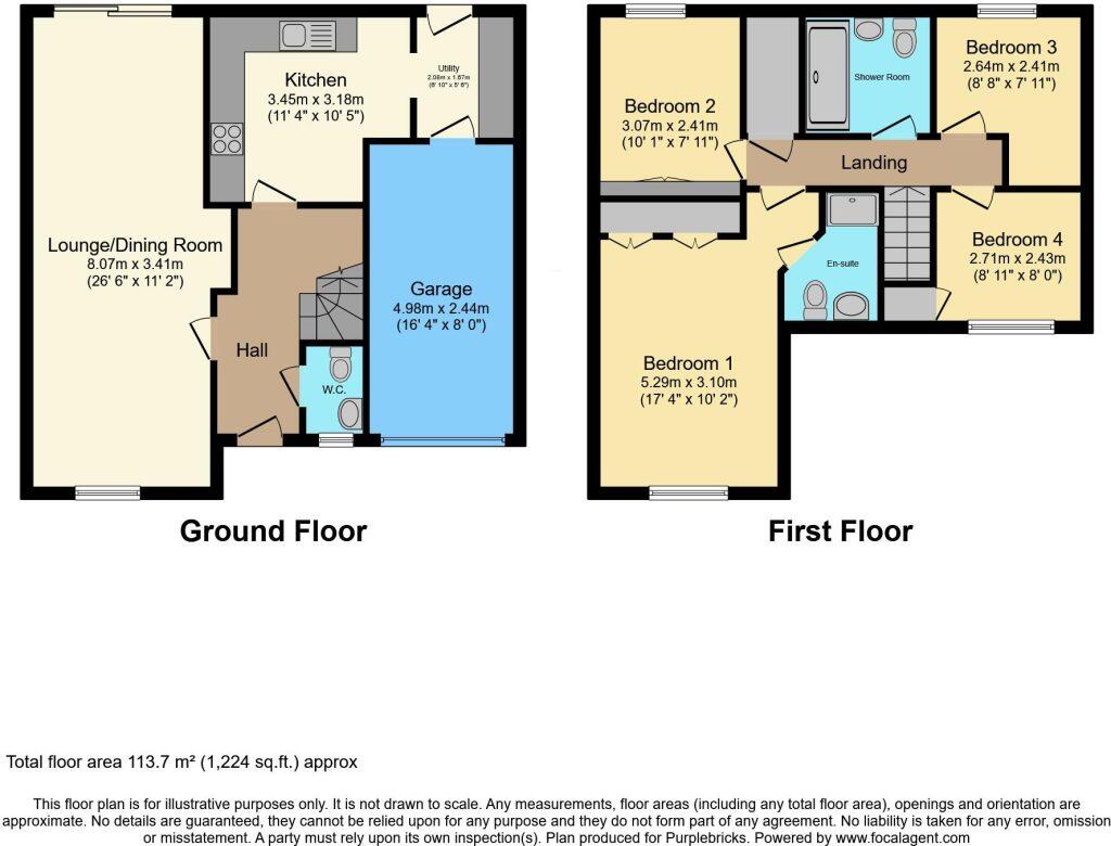 Cornfield Way, Kettering, NN15 5YH floorplan