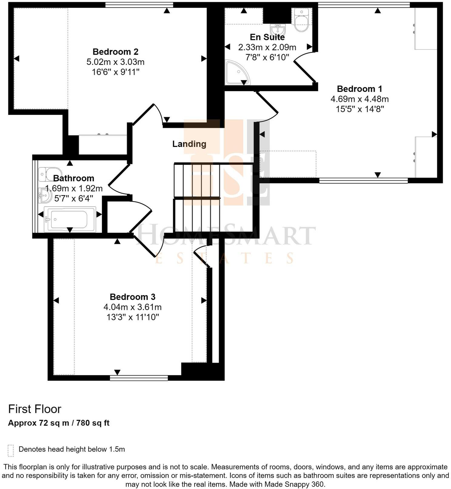 Borrowdale Close, Frodsham, WA6 floorplan