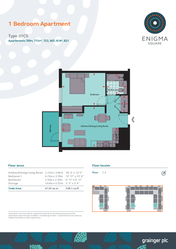 Enigma Square, Milton Keynes Milton Keynes MK9 floorplan