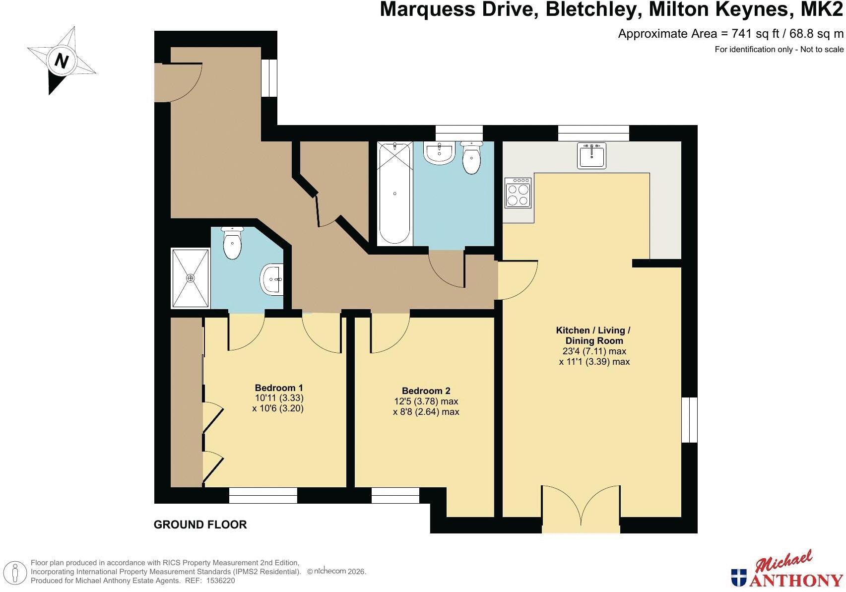 Marquess Drive, Milton Keynes floorplan