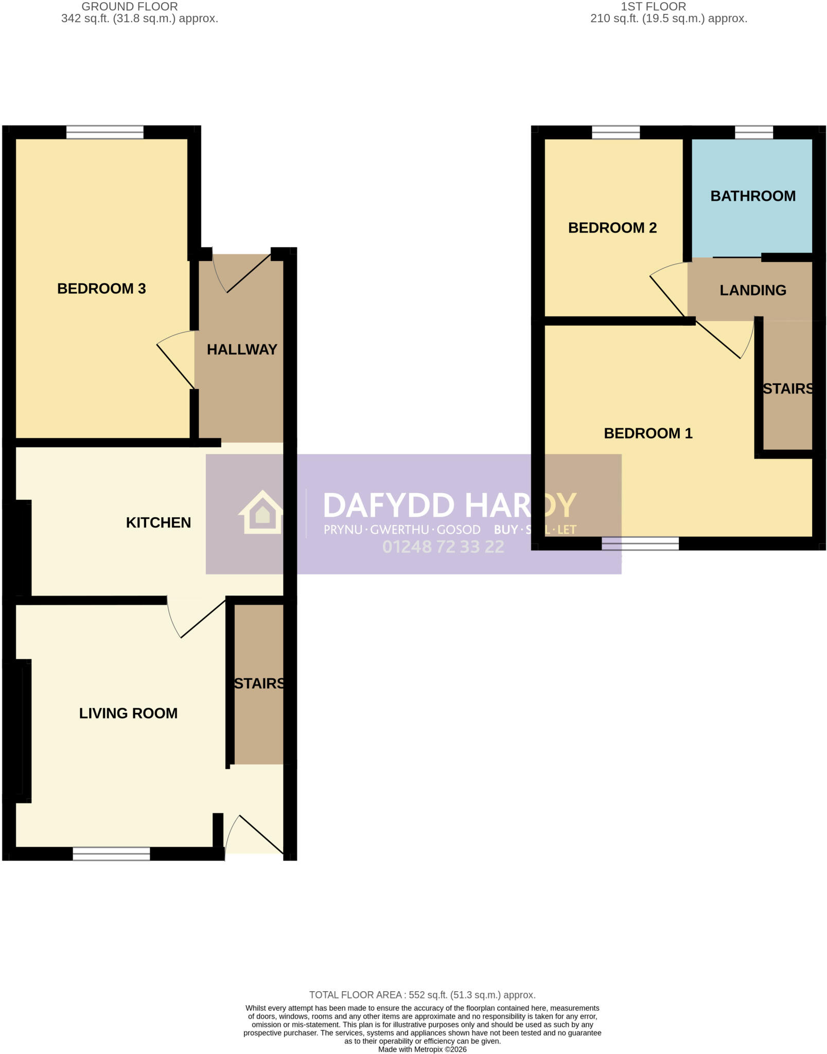 Hendrewen Road, Bangor, Gwynedd, LL57 floorplan