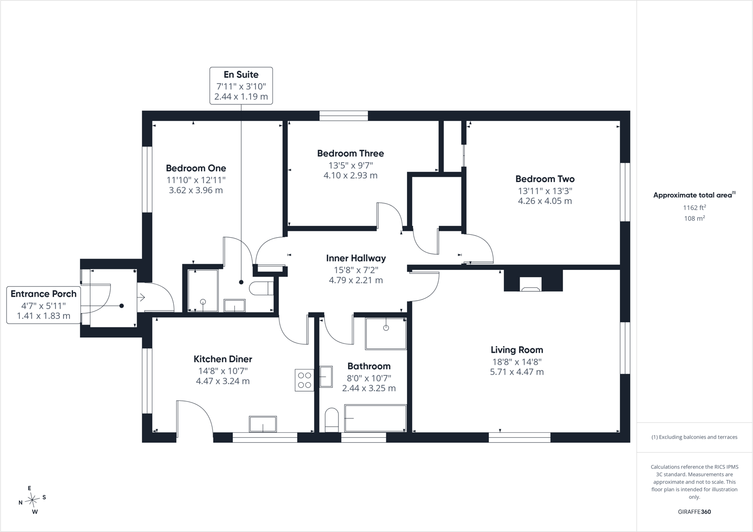 The Kemps, Church Street, Brotherton floorplan