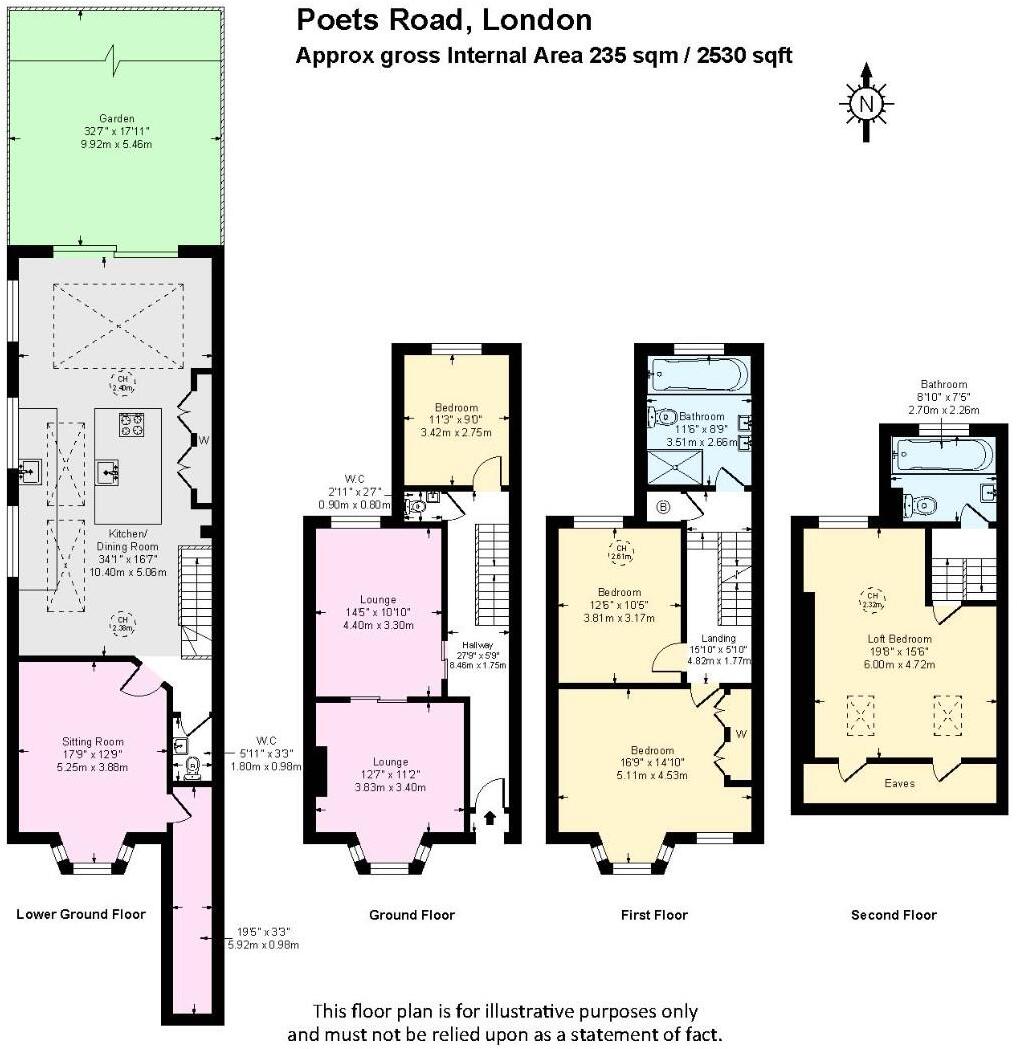 Poets Road, London, N5 floorplan