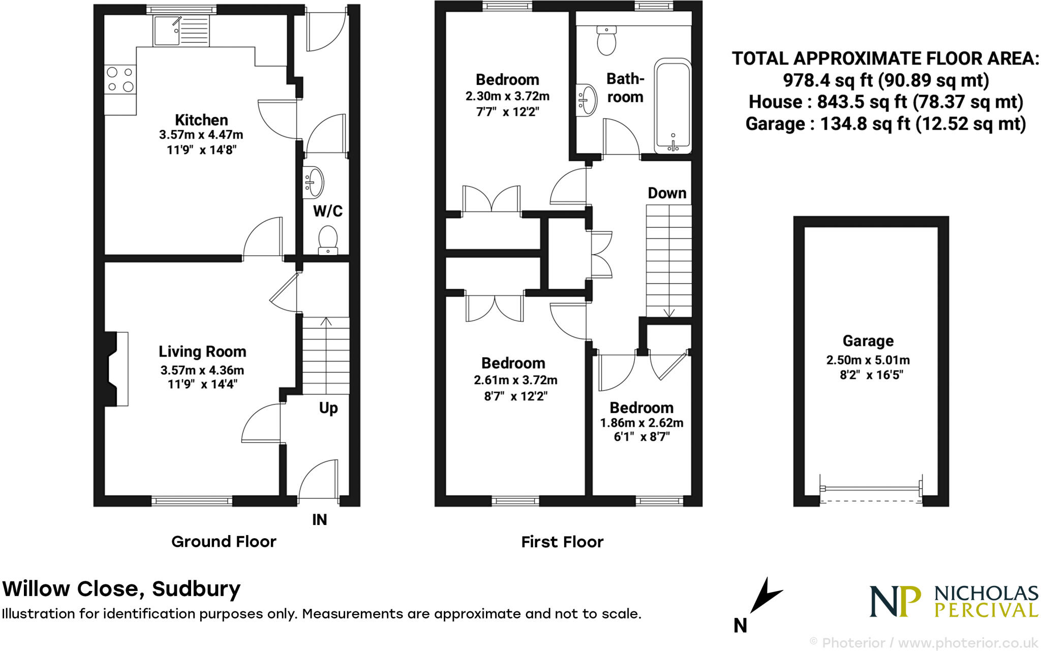 6, Willow Close, Sudbury, Suffolk floorplan