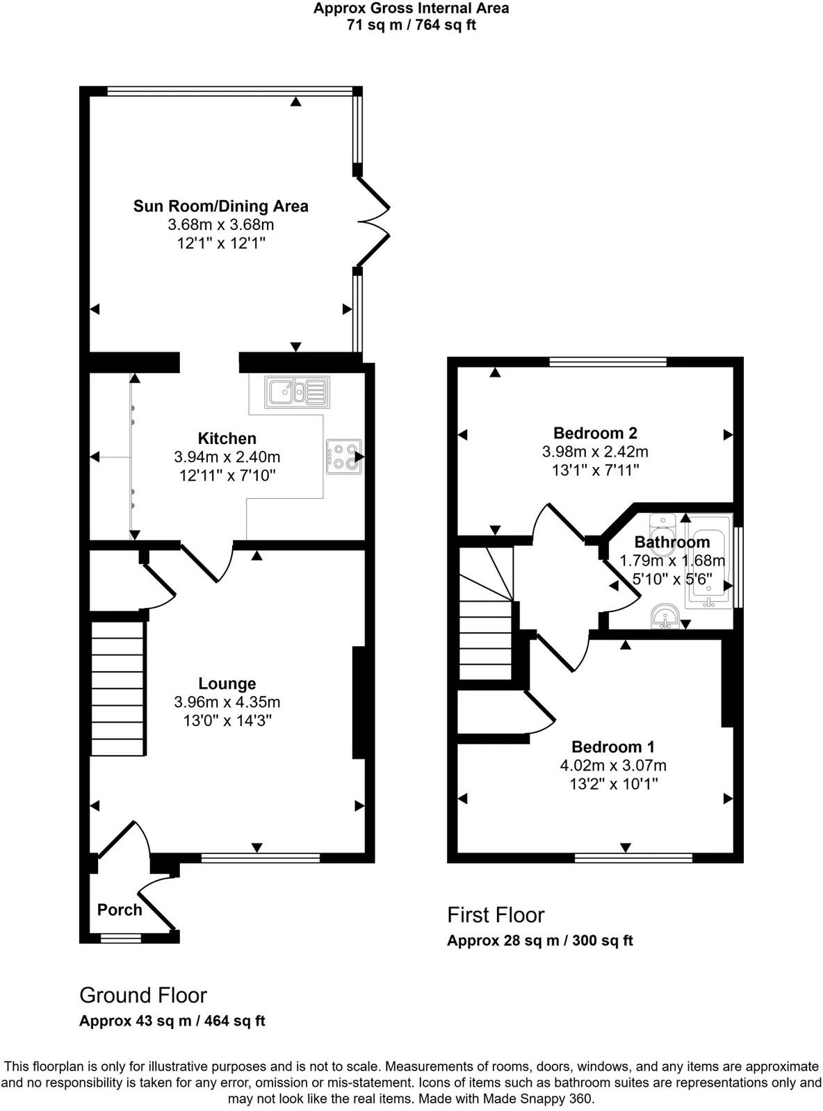 Lon Glanfor, Belgrano, LL22 9YQ floorplan
