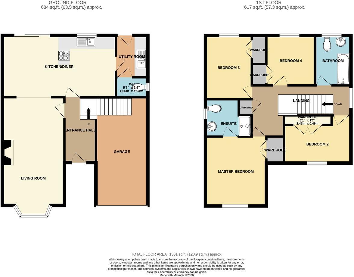Craig Lea, Taunton, TA2 floorplan