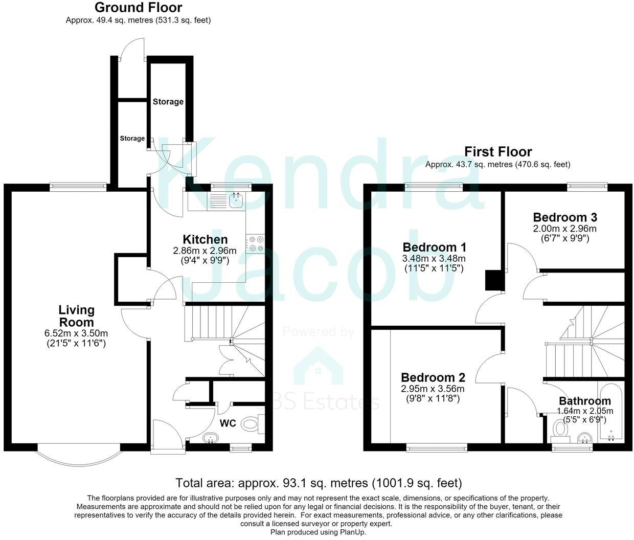 St. Davids Close, Worksop floorplan