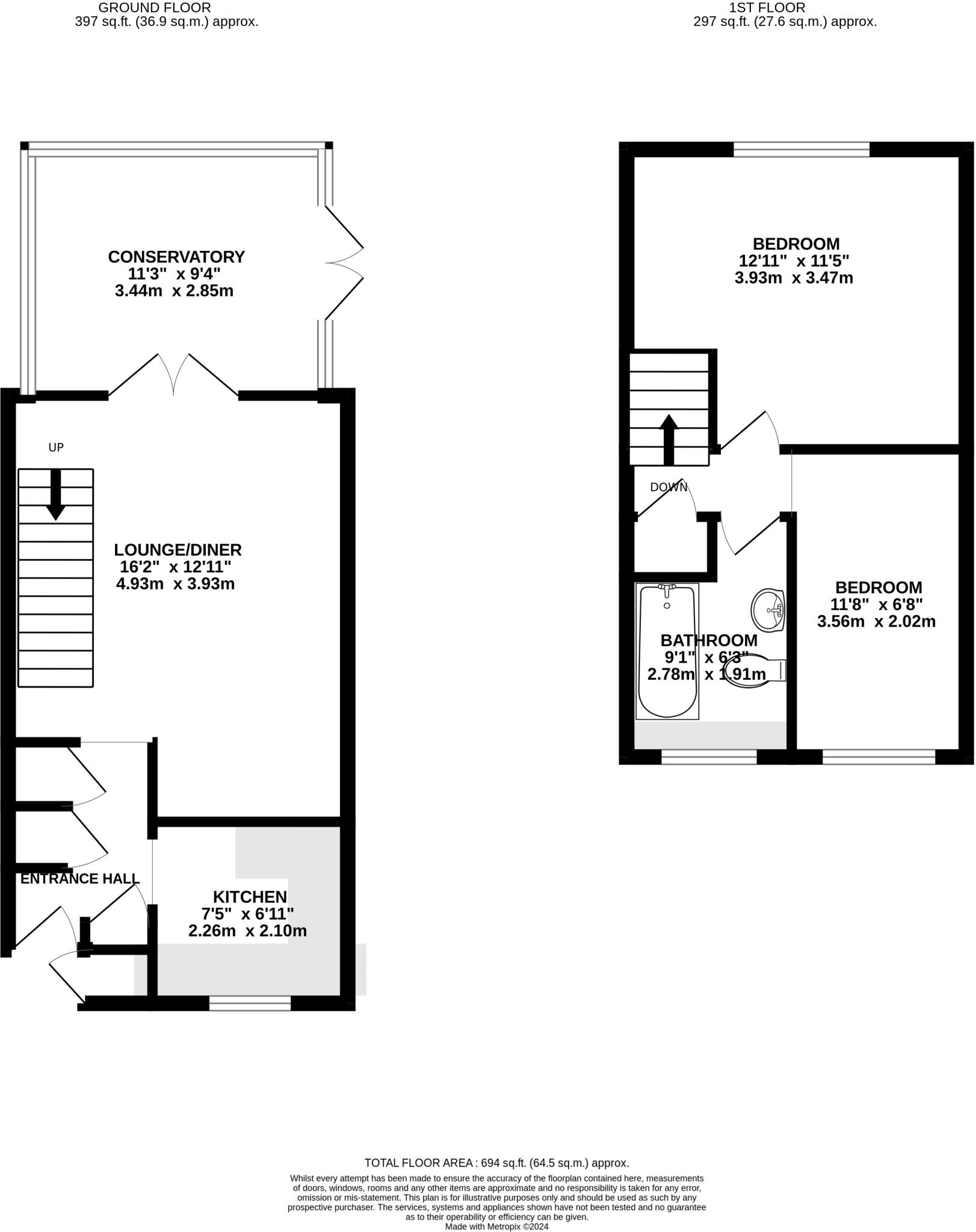 Valley Road, Codicote, Hitchin, Hertfordshire, SG4 floorplan
