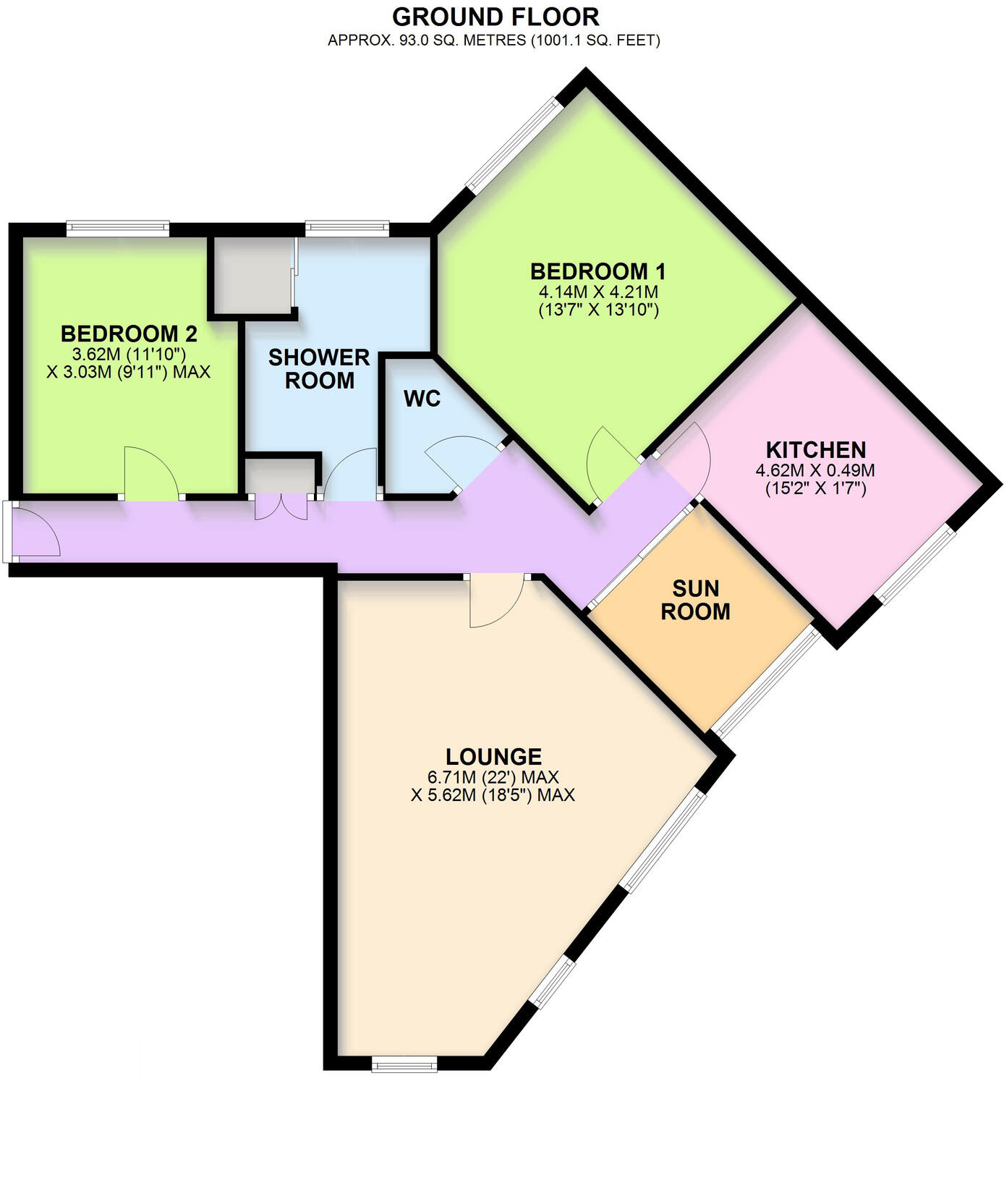 High Legh, Marine Drive, Lytham St. Annes, Lancashire floorplan