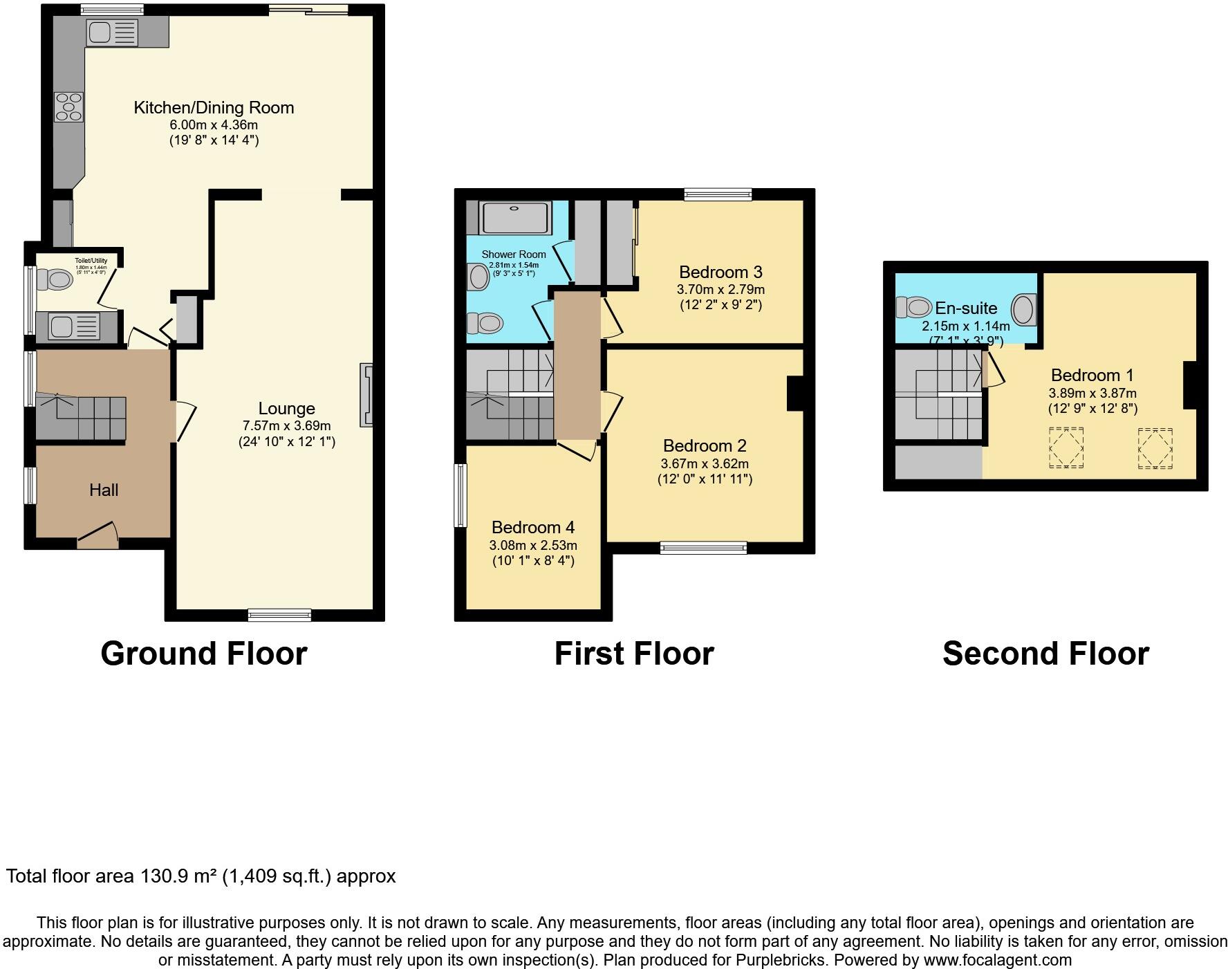 Longlands Road, East Wittering, Chichester, PO20 floorplan