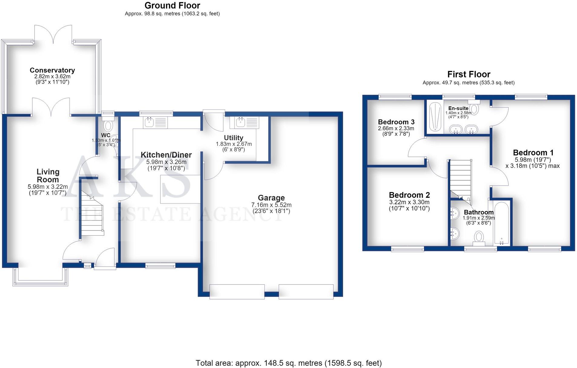Severn Close, Stretton, DE13 floorplan