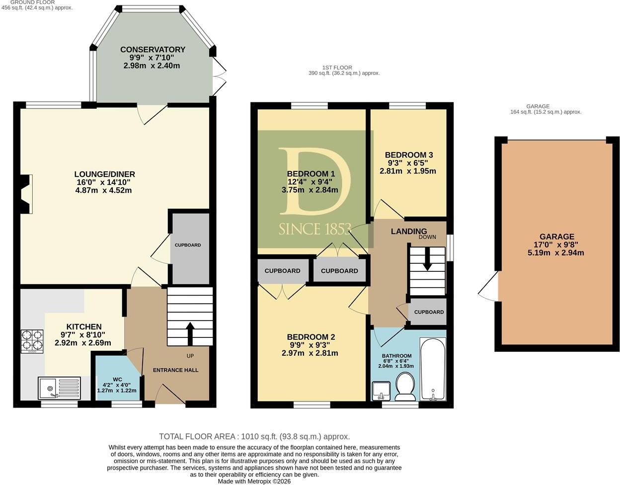 18, Roman Way, Halesworth floorplan