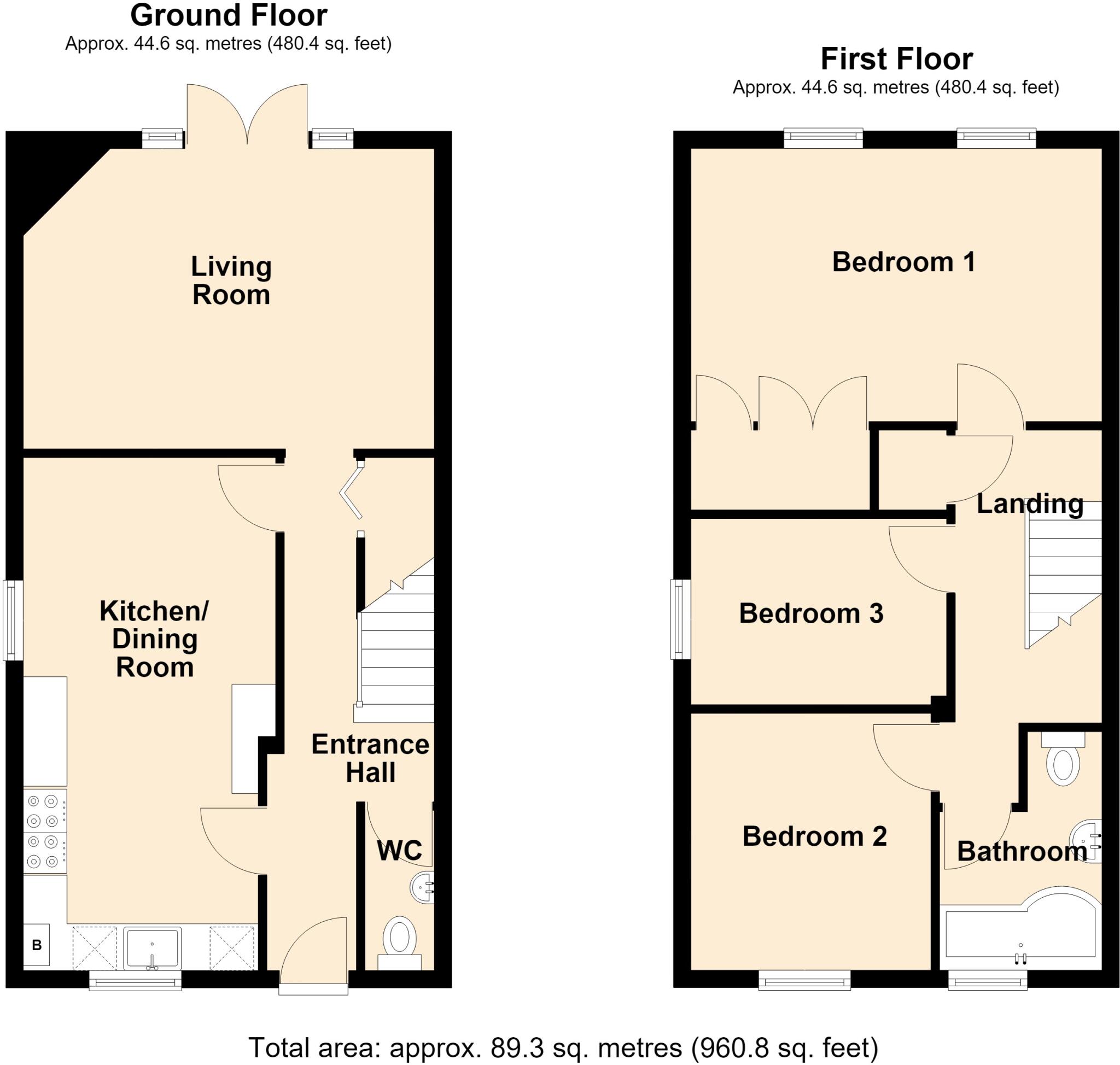 Frome Road, Southwick floorplan