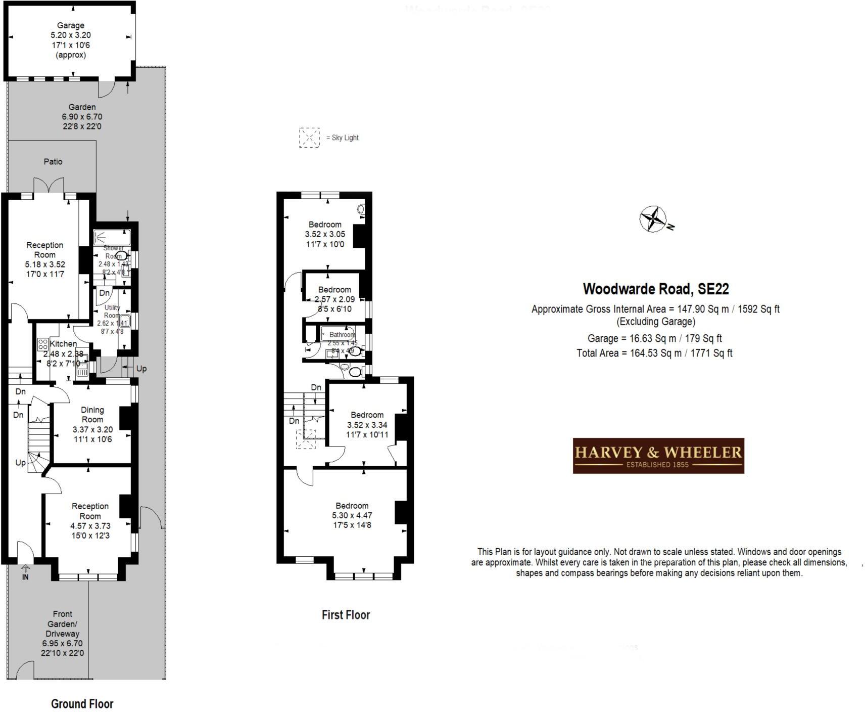 Woodwarde Road, Dulwich, SE22 floorplan