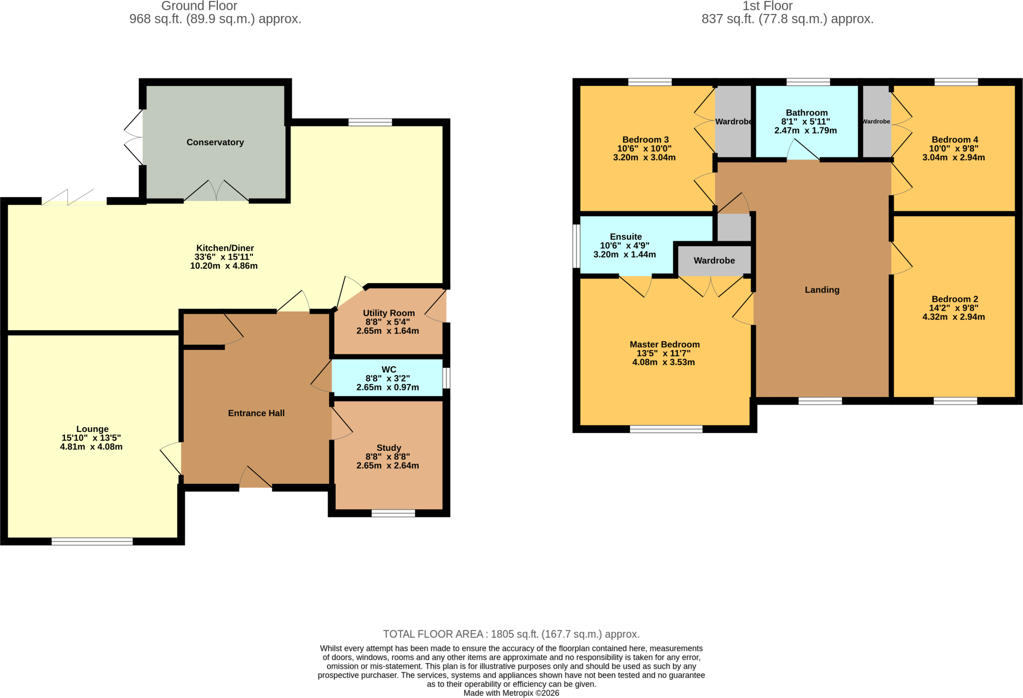 Regency Drive, Stockton Brook, Stoke-on-trent, ST9 floorplan