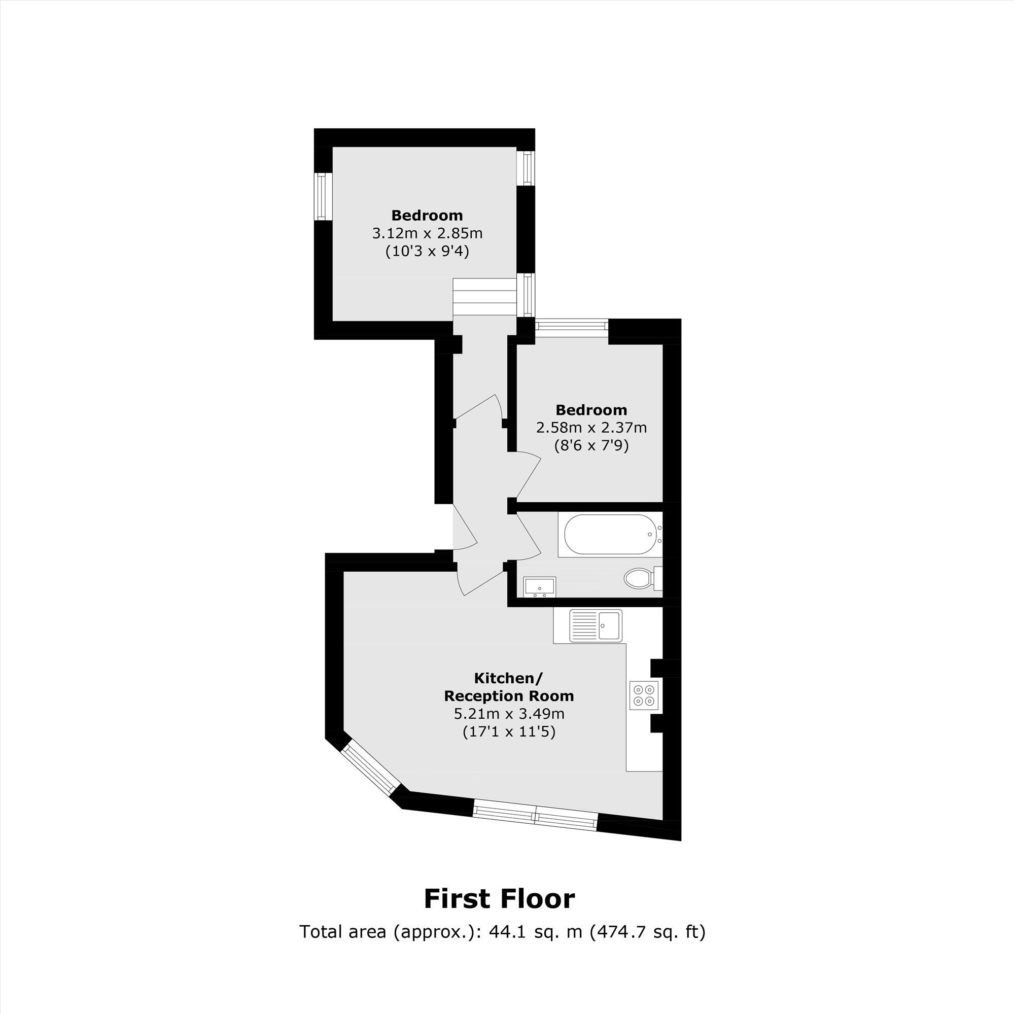Munster Road, Fulham floorplan
