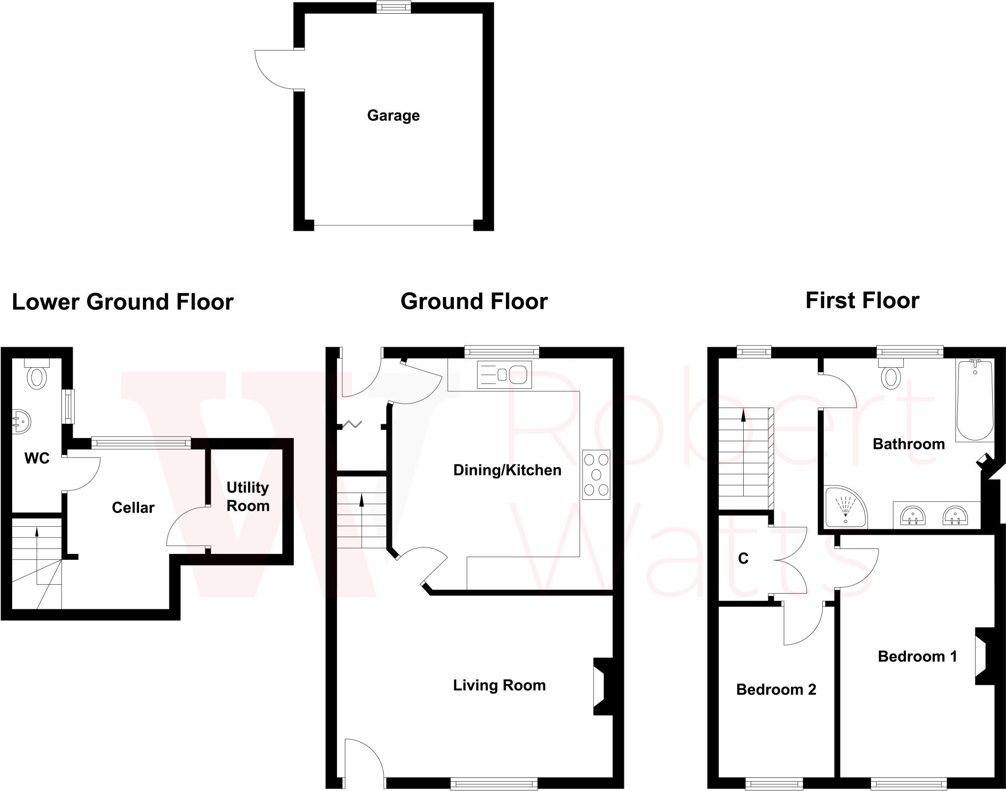 Cliffe Lane, Cleckheaton, West Yorkshire, BD19 floorplan