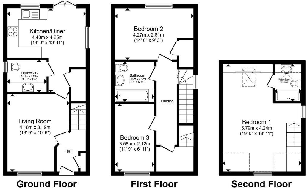 Burnham Way, Sleaford, Lincolnshire, NG34 floorplan