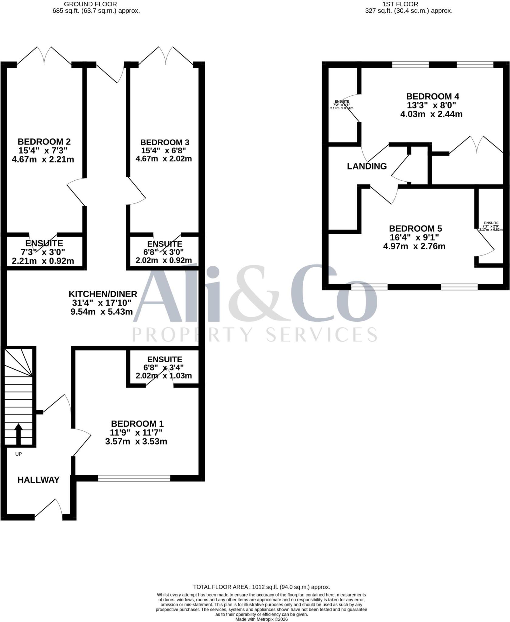 First Avenue, Grays floorplan