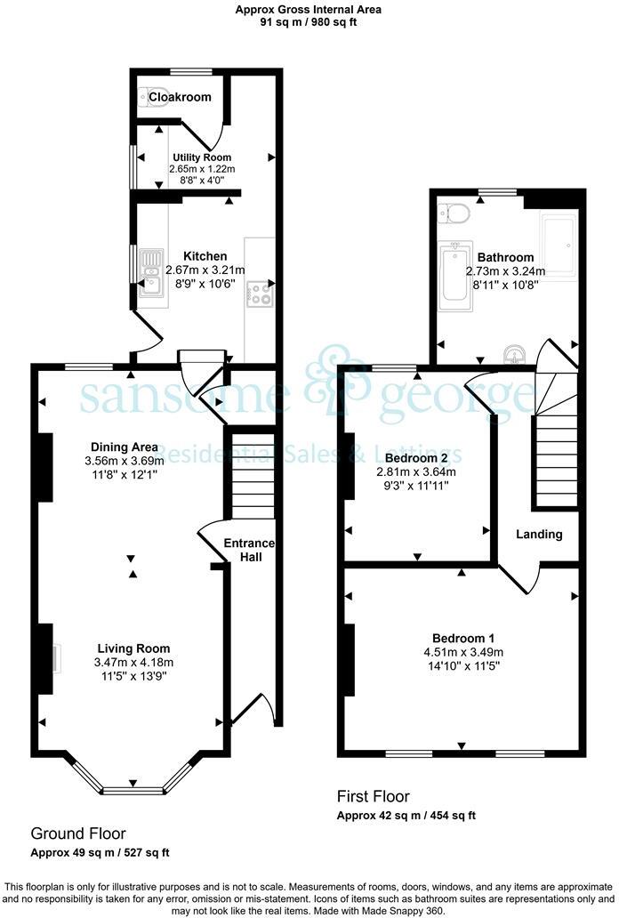 Recreation Road, Tilehurst, Reading floorplan