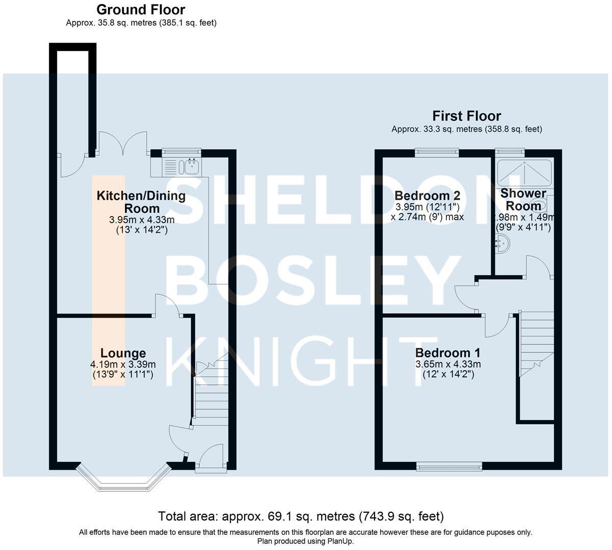 Pershore Road, Evesham floorplan
