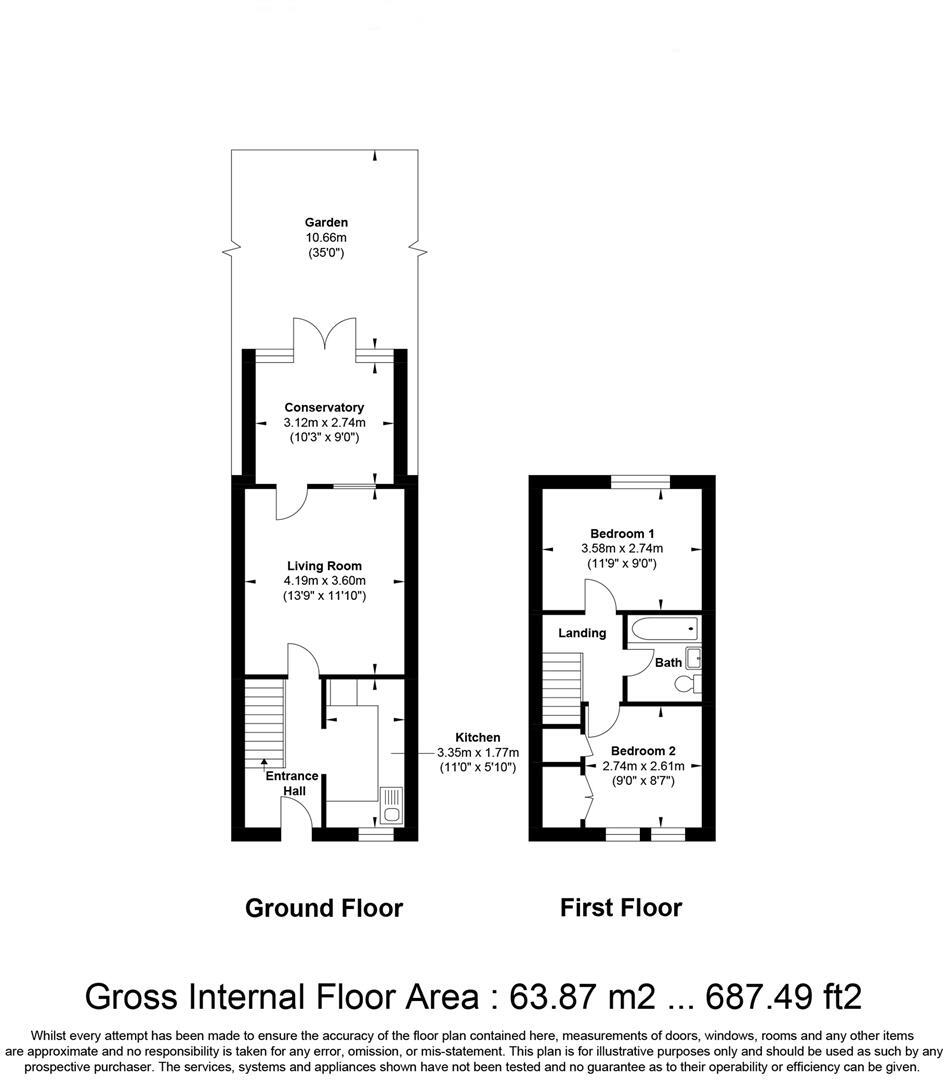 Connaught Way, Billericay floorplan