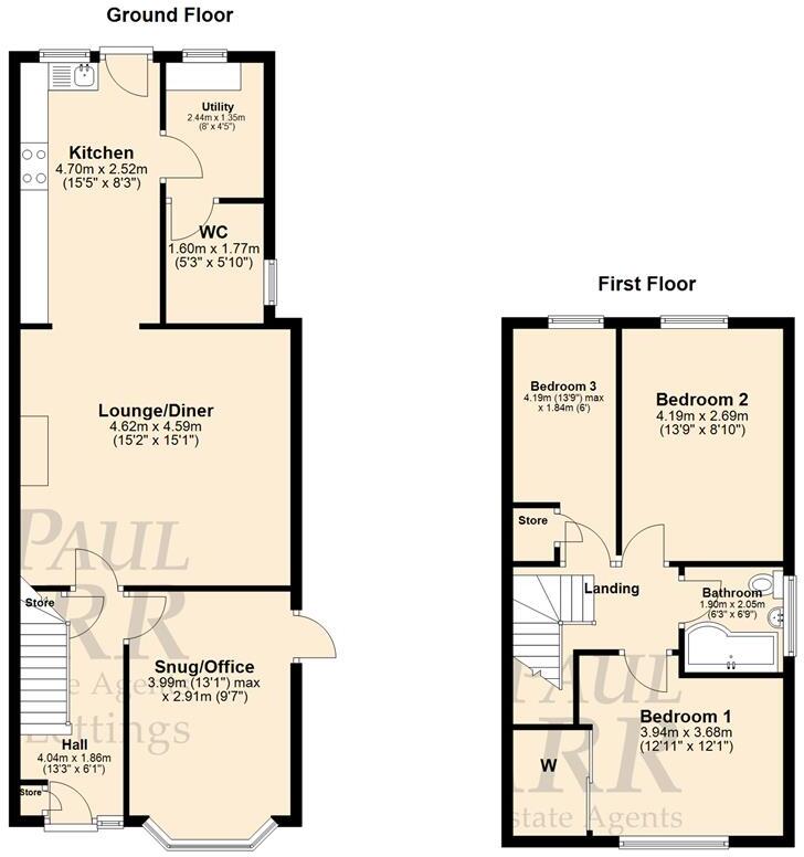Sycamore Road, Burntwood, WS7 4RN floorplan