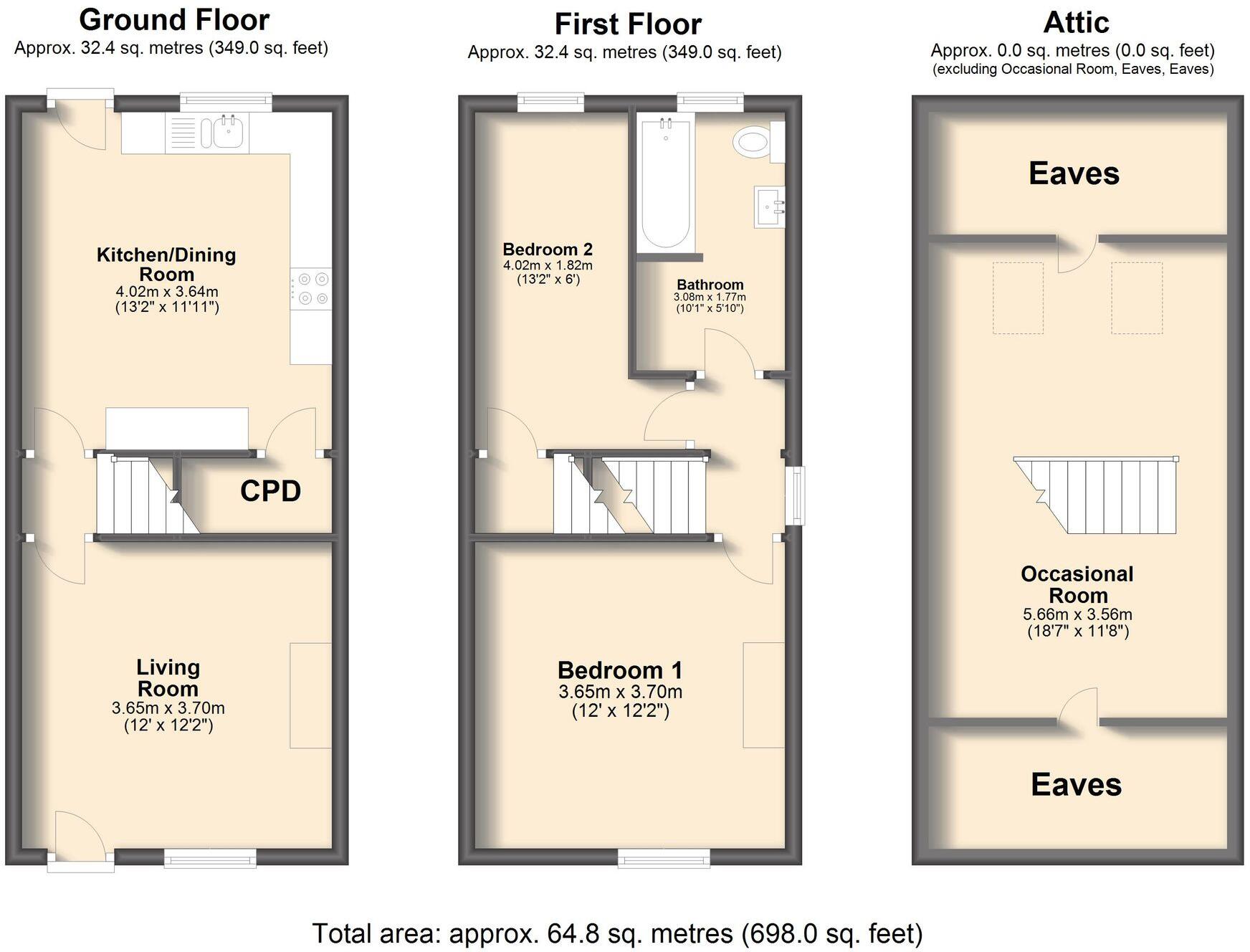 Sheffield Road, Killamarsh, S21 floorplan