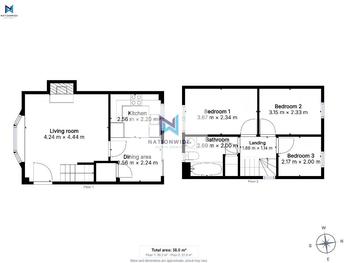 Woodville Road, Wigan, WN3 4PB floorplan