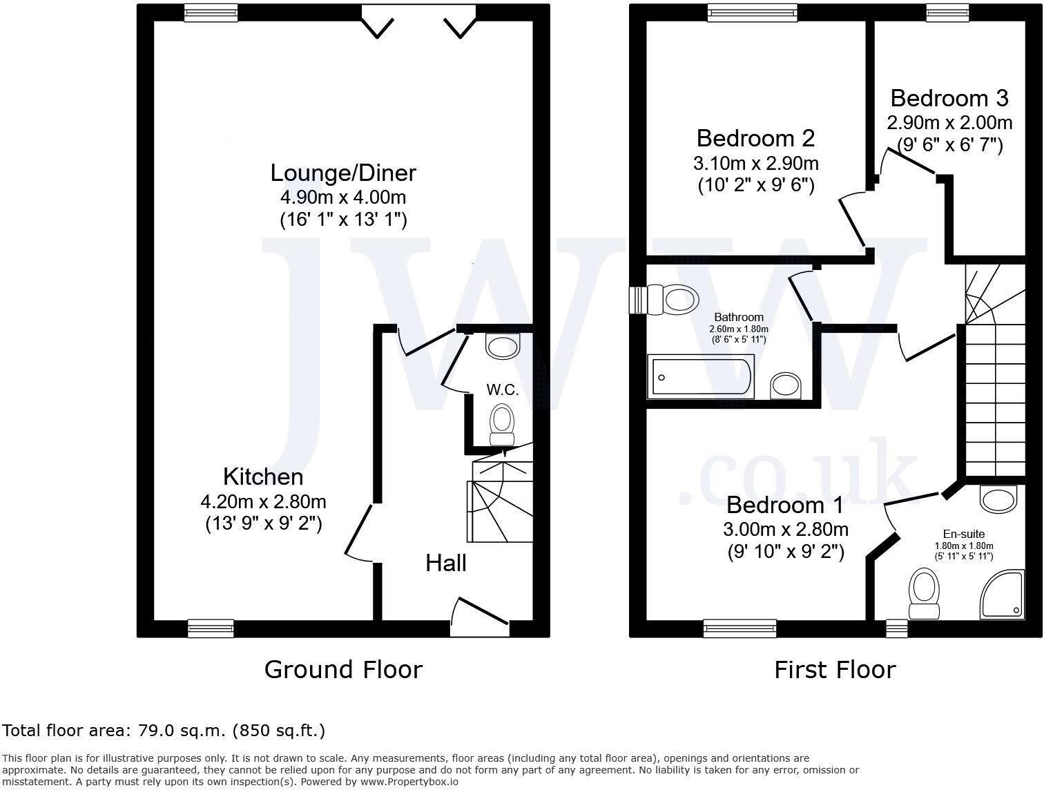 The Sidings, Bishop Auckland, County Durham, DL14 floorplan