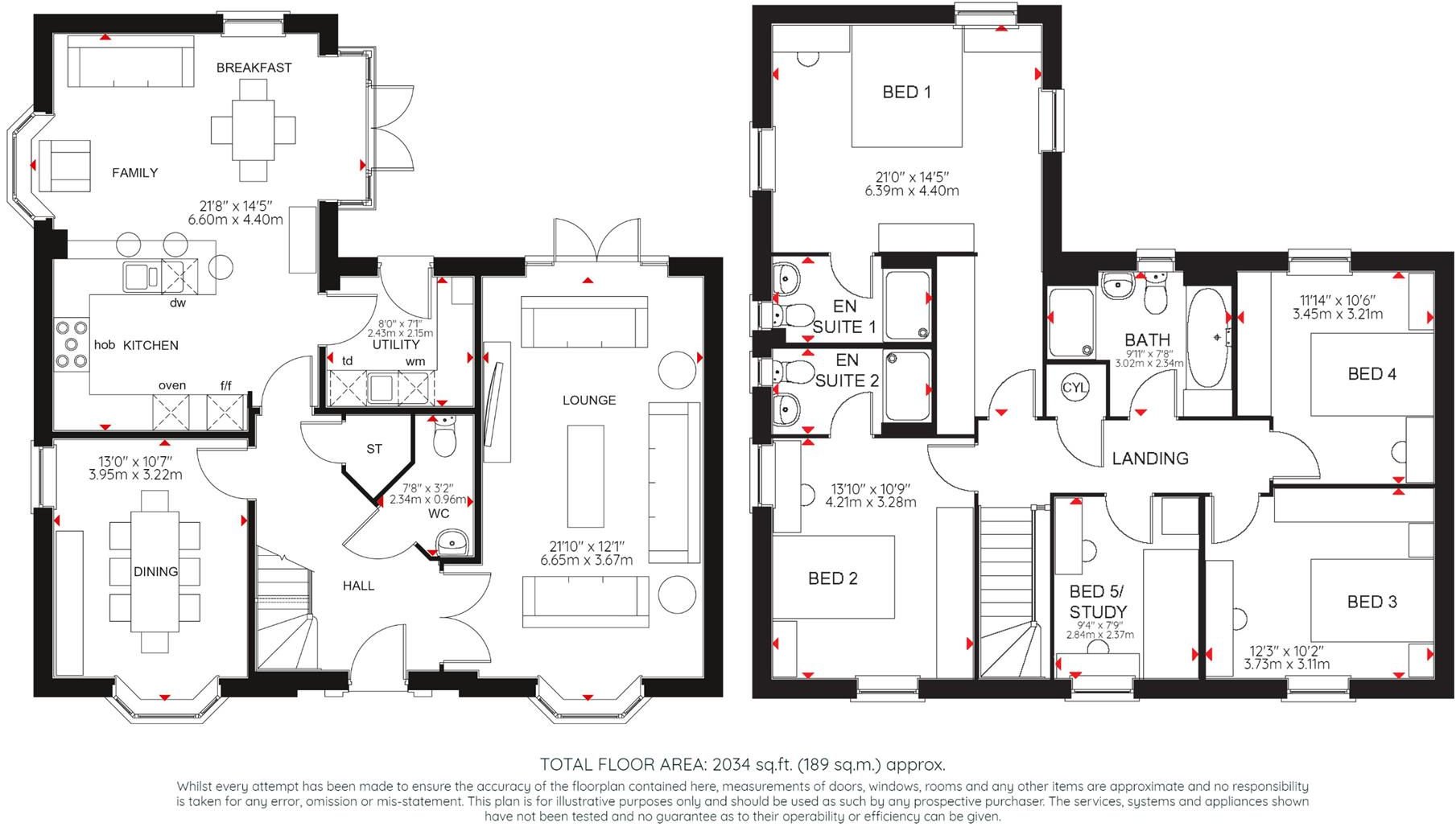 Clinton Avenue, Luton floorplan