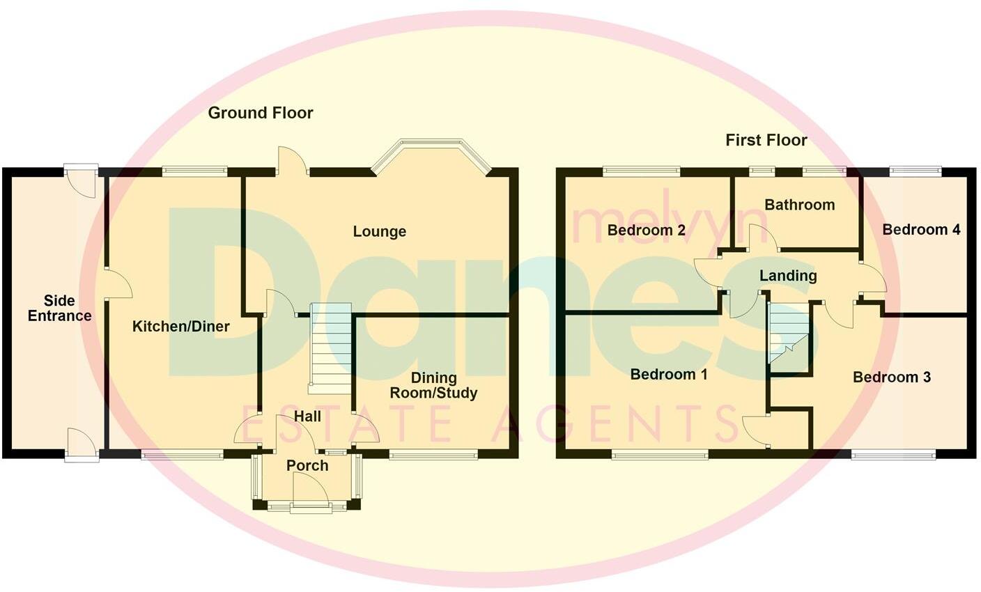 Shawfield, Hollywood floorplan