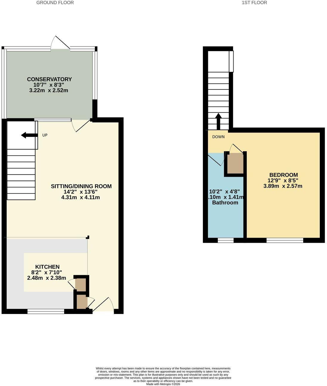 Coltishall Close, Copperfields, Worcester, WR5 floorplan