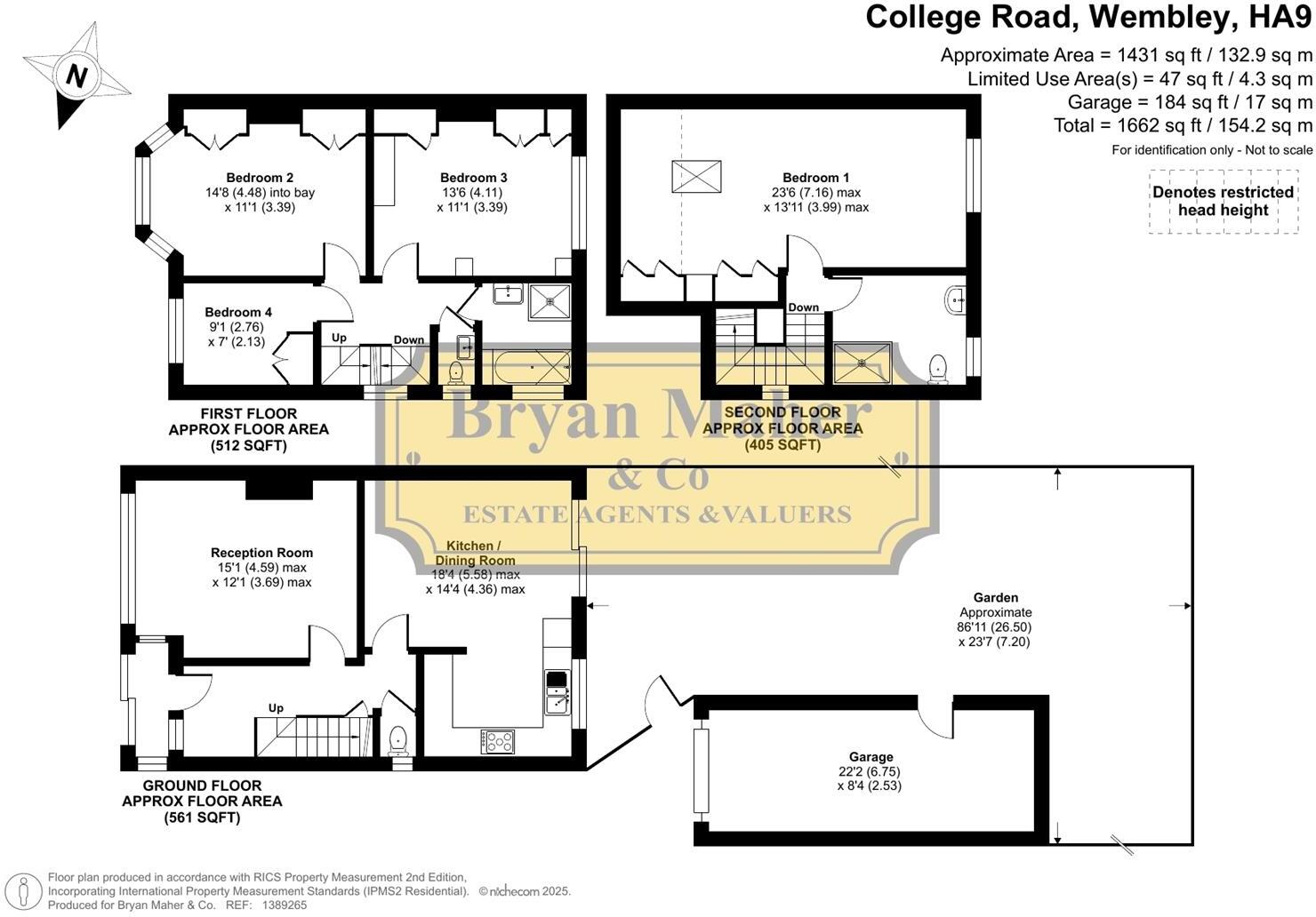 College Road, Wembley floorplan