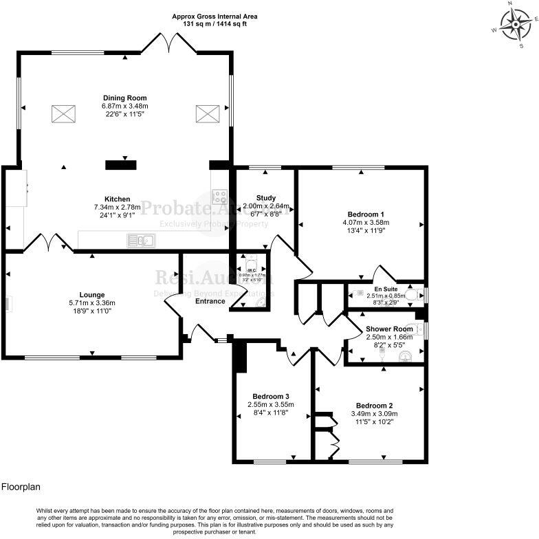 66 Holmbury Avenue, Crowthorne, Berkshire, RG45 6TQ floorplan