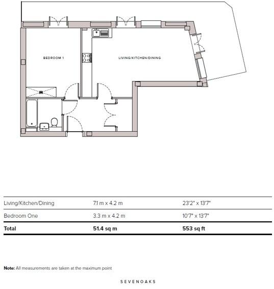 Chandlers Place, High Street, Sevenoaks, Kent, TN13 floorplan